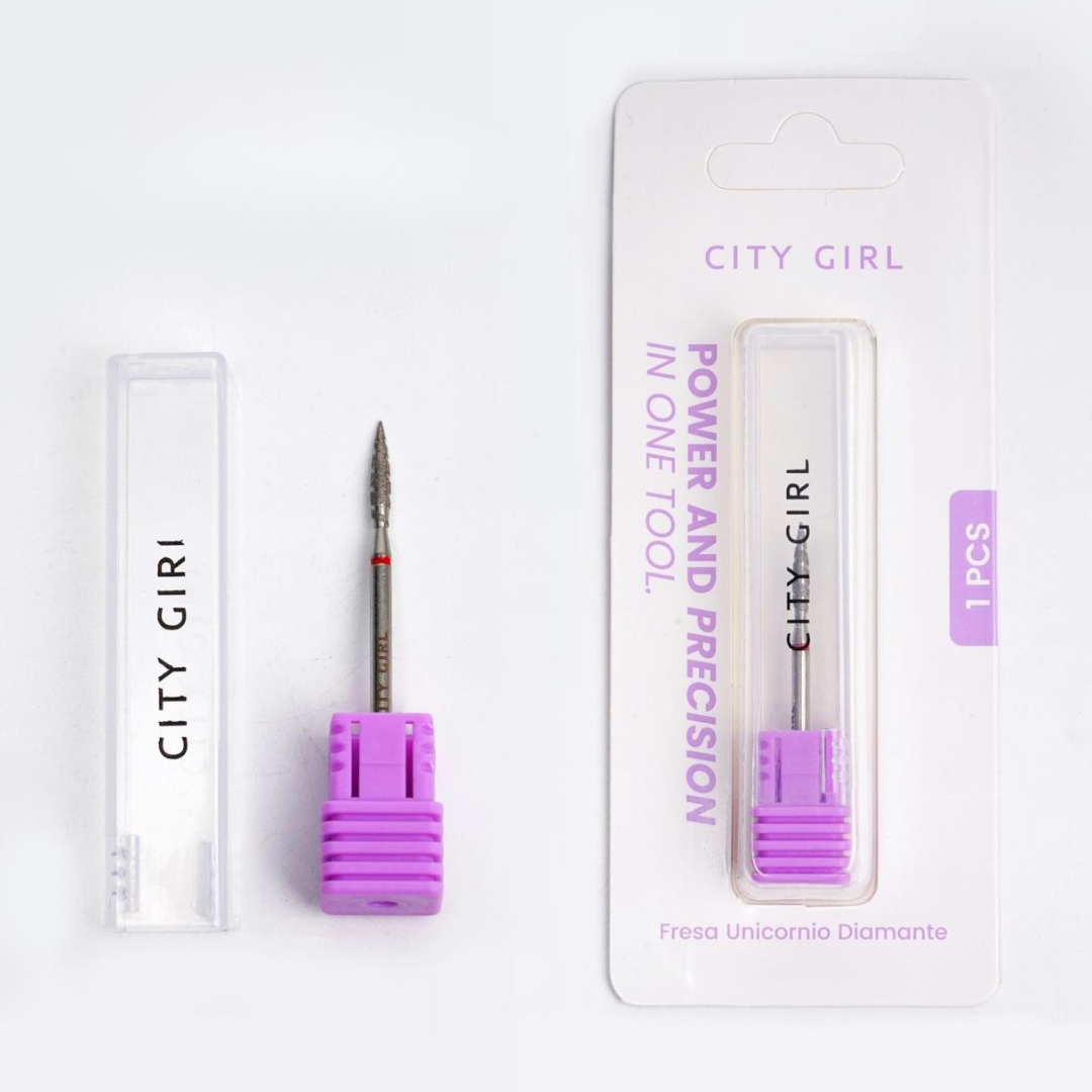 FRESA UNICORNIO DIAMANTADA CINTA ROJA - CITY GIRL