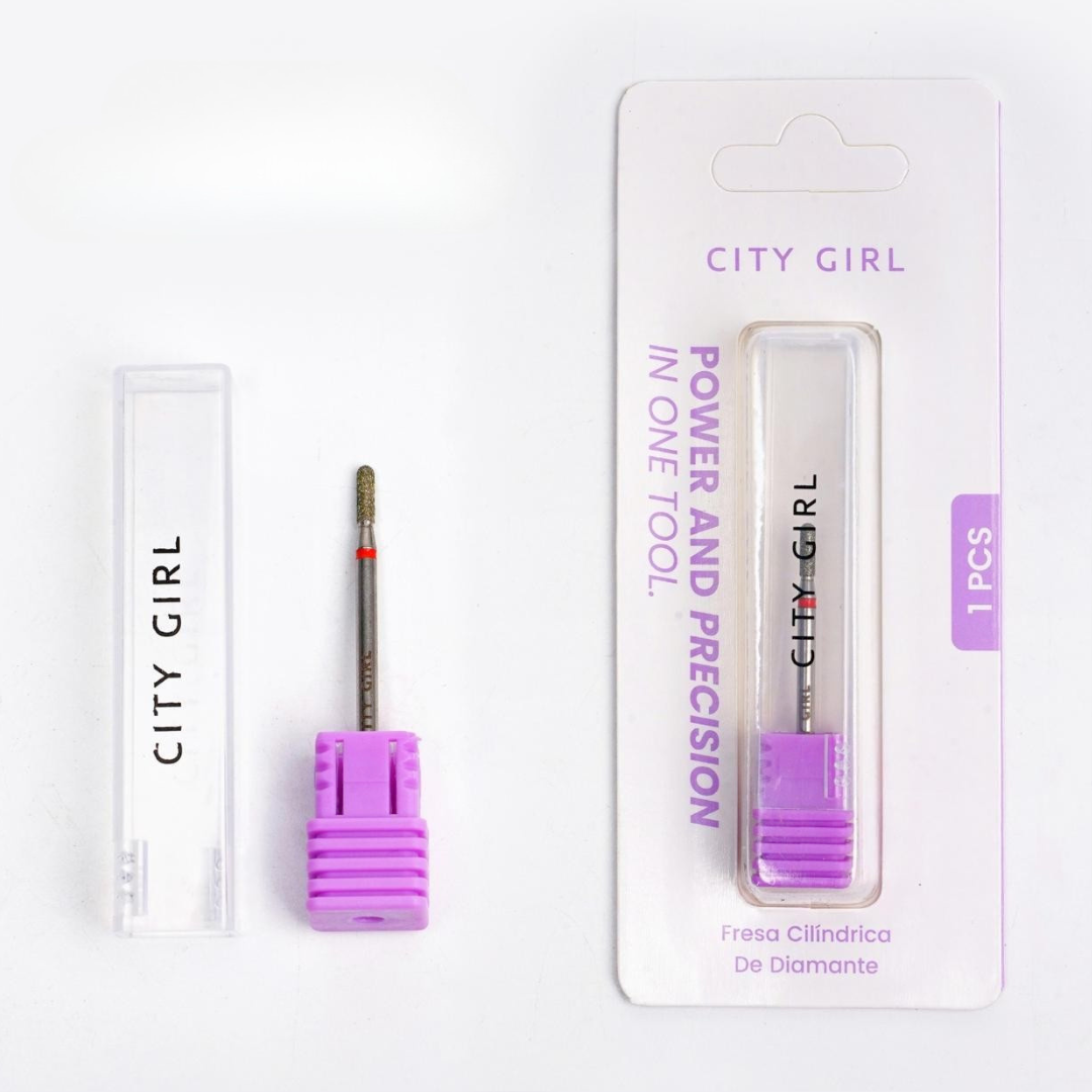 FRESA CILÍNDRICA DIAMANTADA CINTA ROJA - CITY GIRL