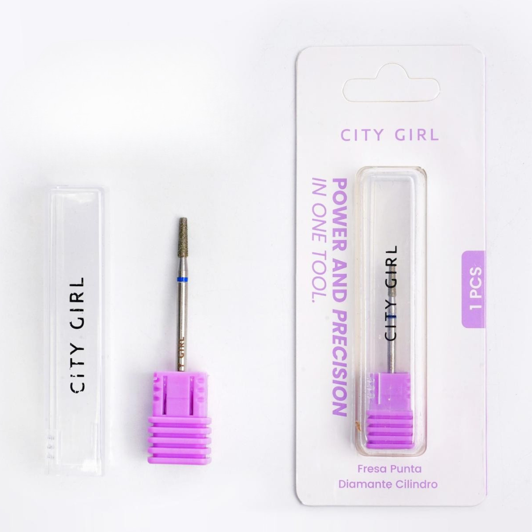 FRESA CILÍNDRICA DIAMANTADA CINTA AZUL - CITY GIRL