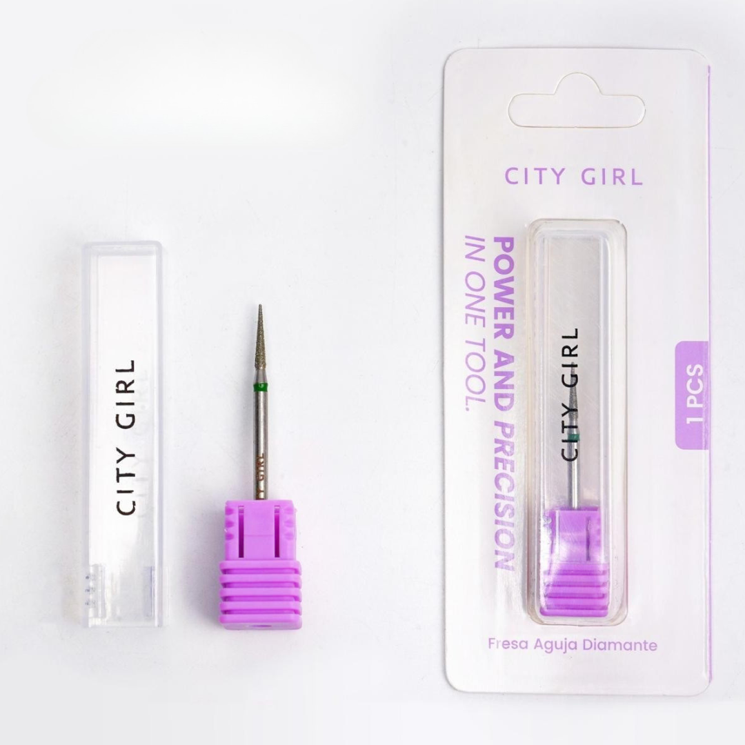 FRESA AGUJA DIAMANTADA CINTA VERDE - CITY GIRL