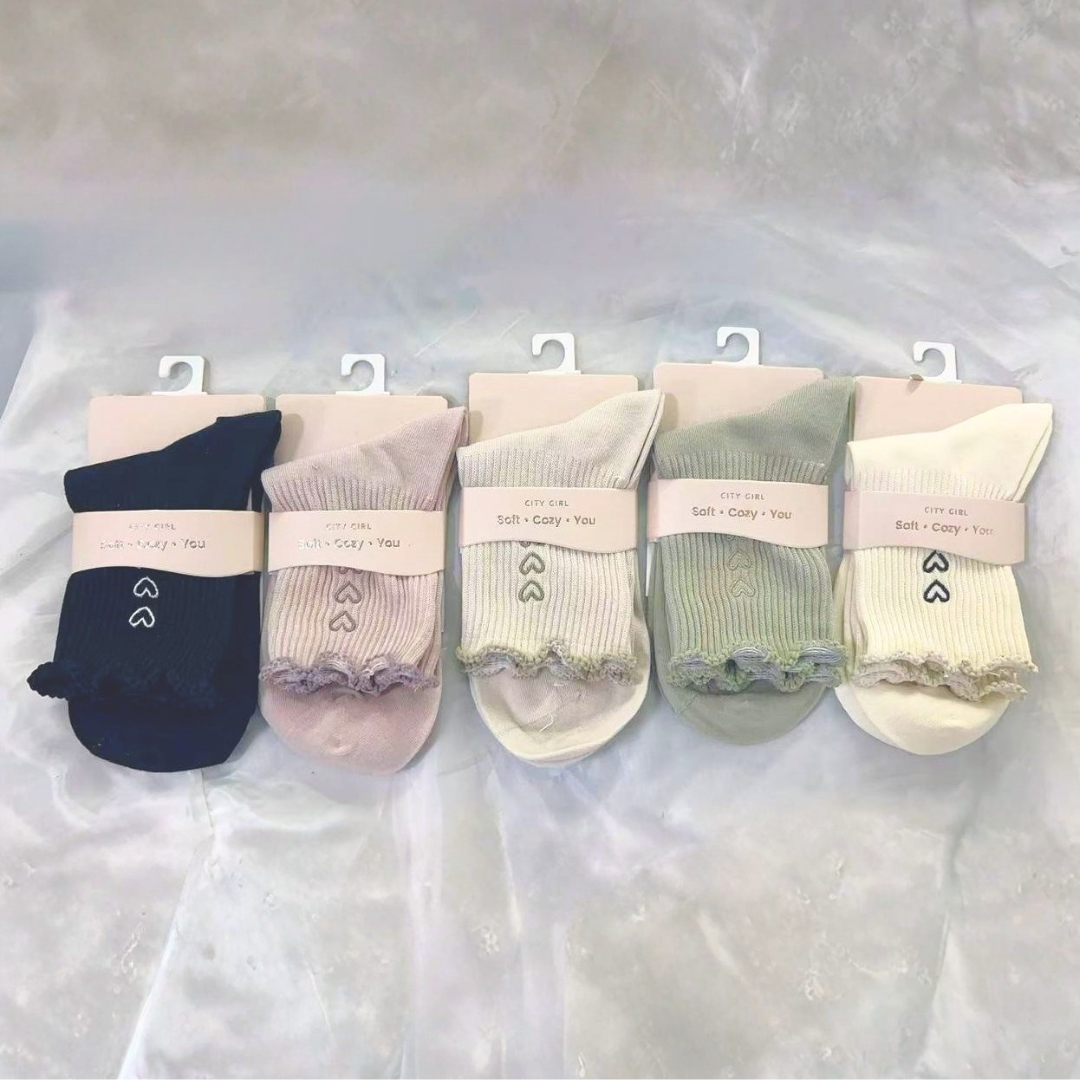 MEDIAS CORAZONES - PACK 10 PARES - CITY GIRL