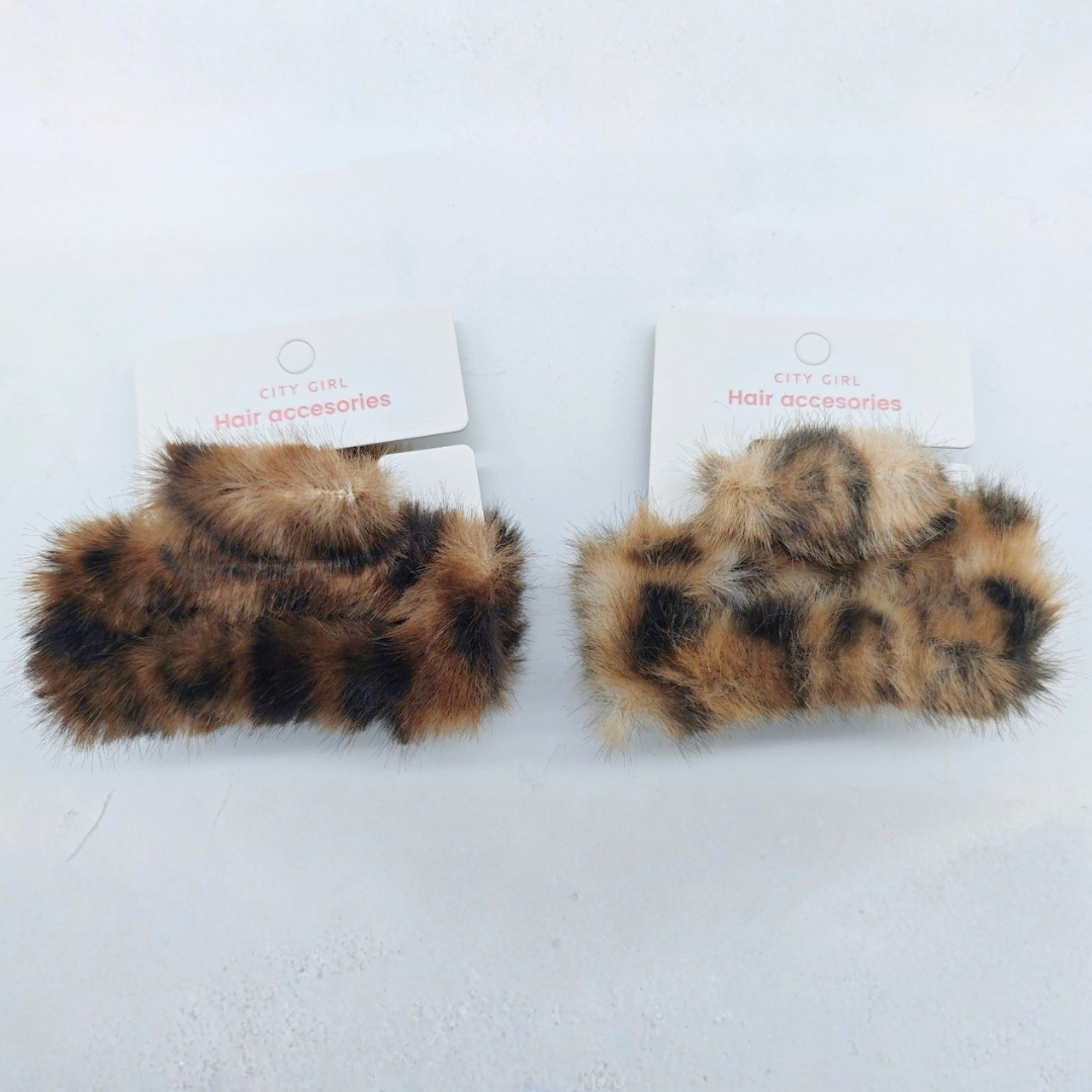 BROCHE PELUCHE ANIMAL PRINT PEQUEÑO - CITY GIRL