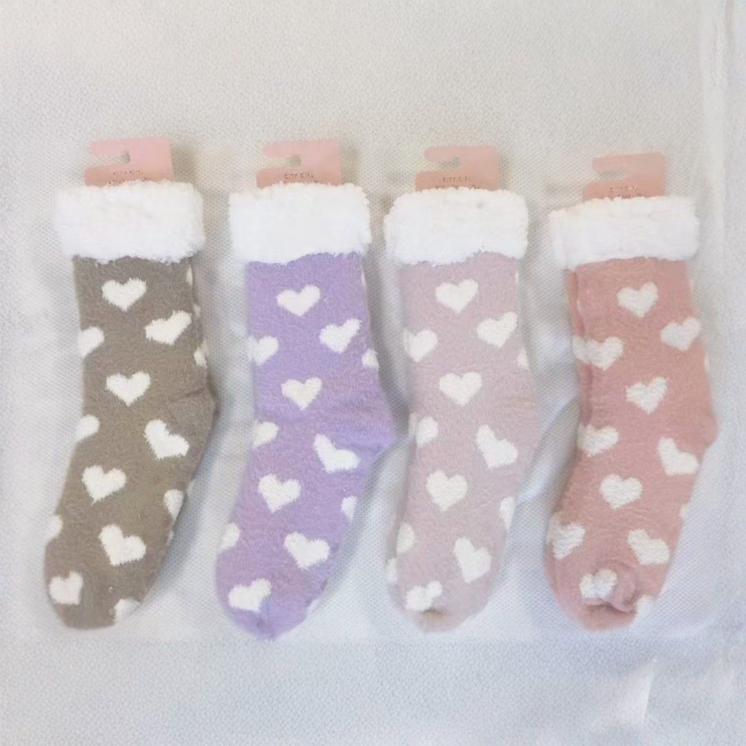 PANTUMEDIAS CON CORAZONES - CITY GIRL