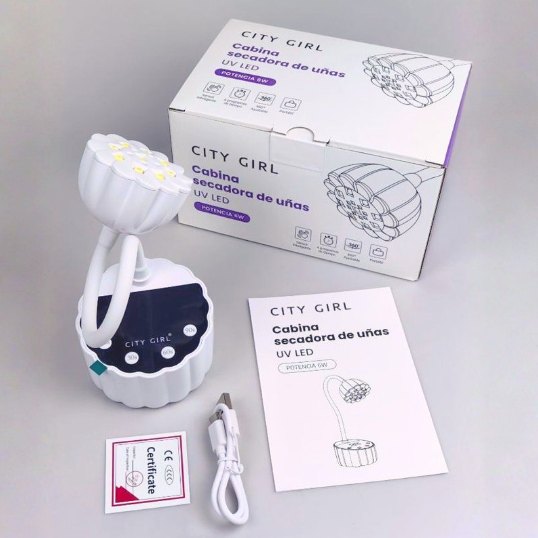 LÁMPARA FLOR DE PRE CURADO LINEA PRO 6 WATS - CITY GIRL