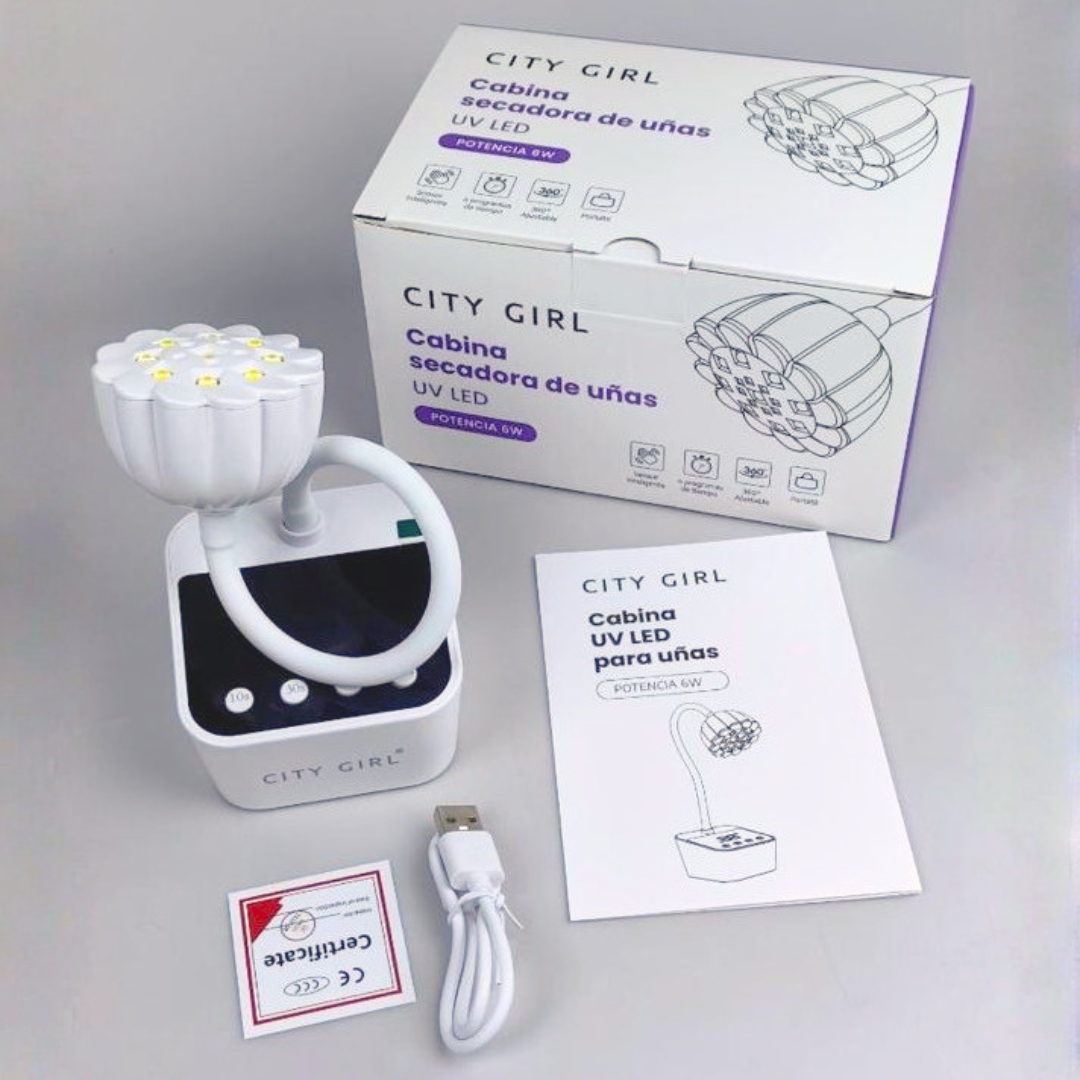 LÁMPARA FLOR DE PRE CURADO LINEA PRO 6 WATS - CITY GIRL