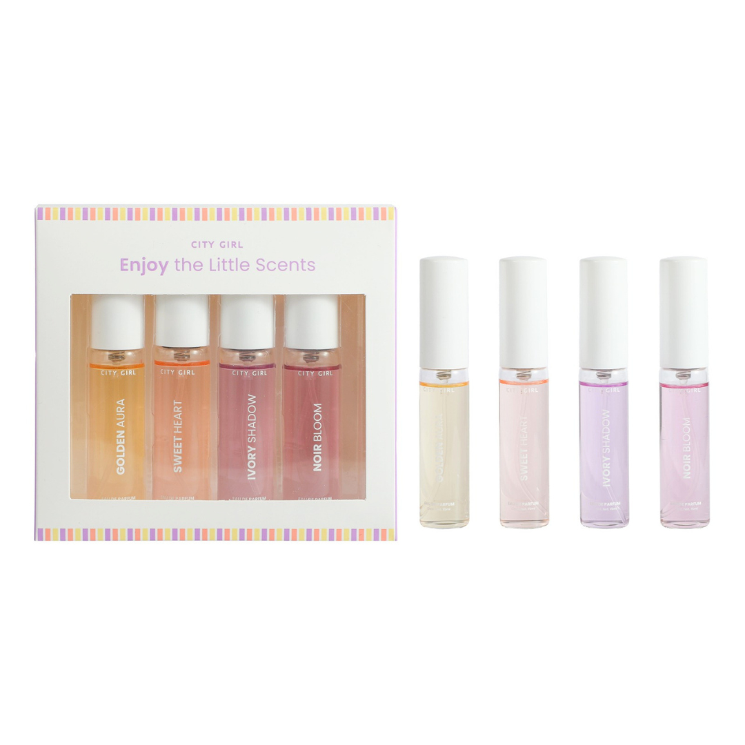 KIT DE 4 PERFUMES de 15ml – CITY GIRL