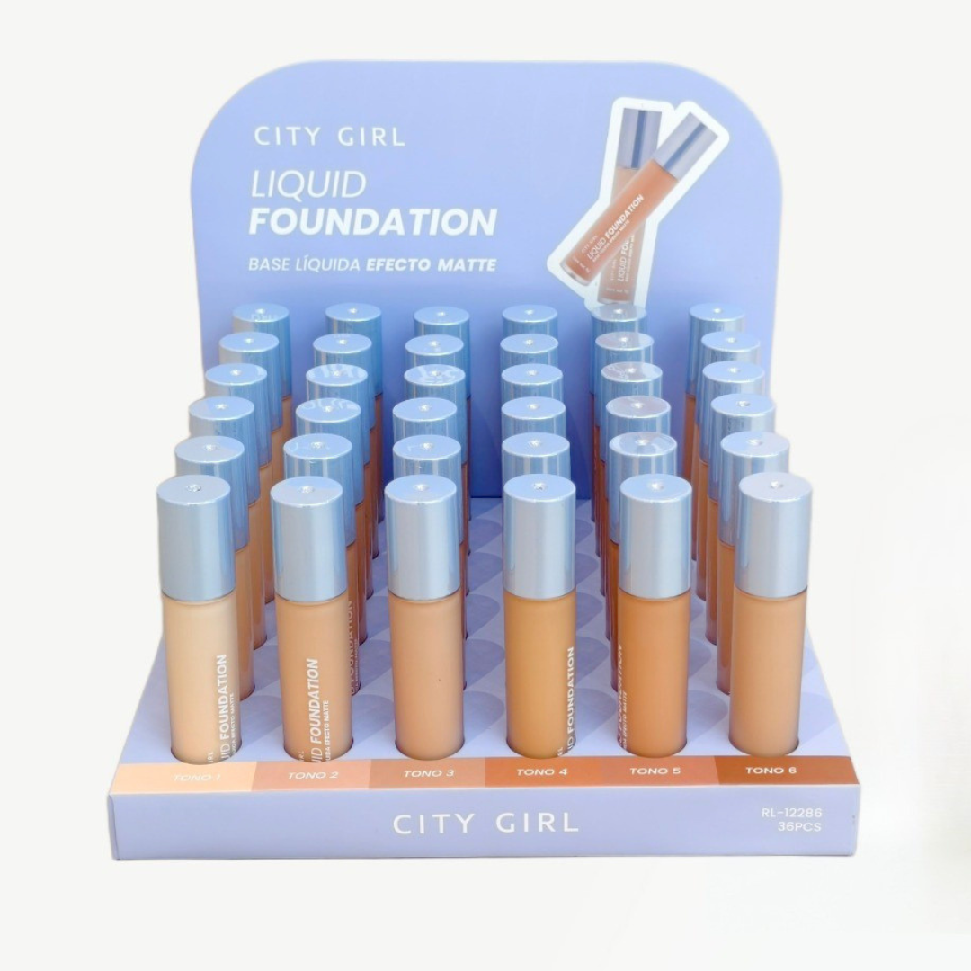 BASE LIQUIDA EFECTO MATTE - CITY GIRL