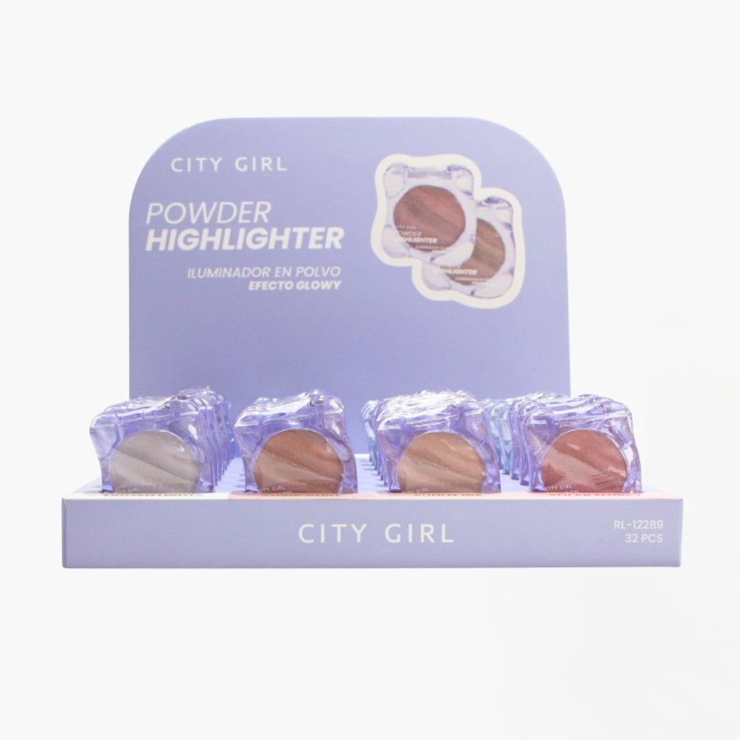 ILUMINADOR EN POLVO EFECTO GLOWY - CITY GIRL