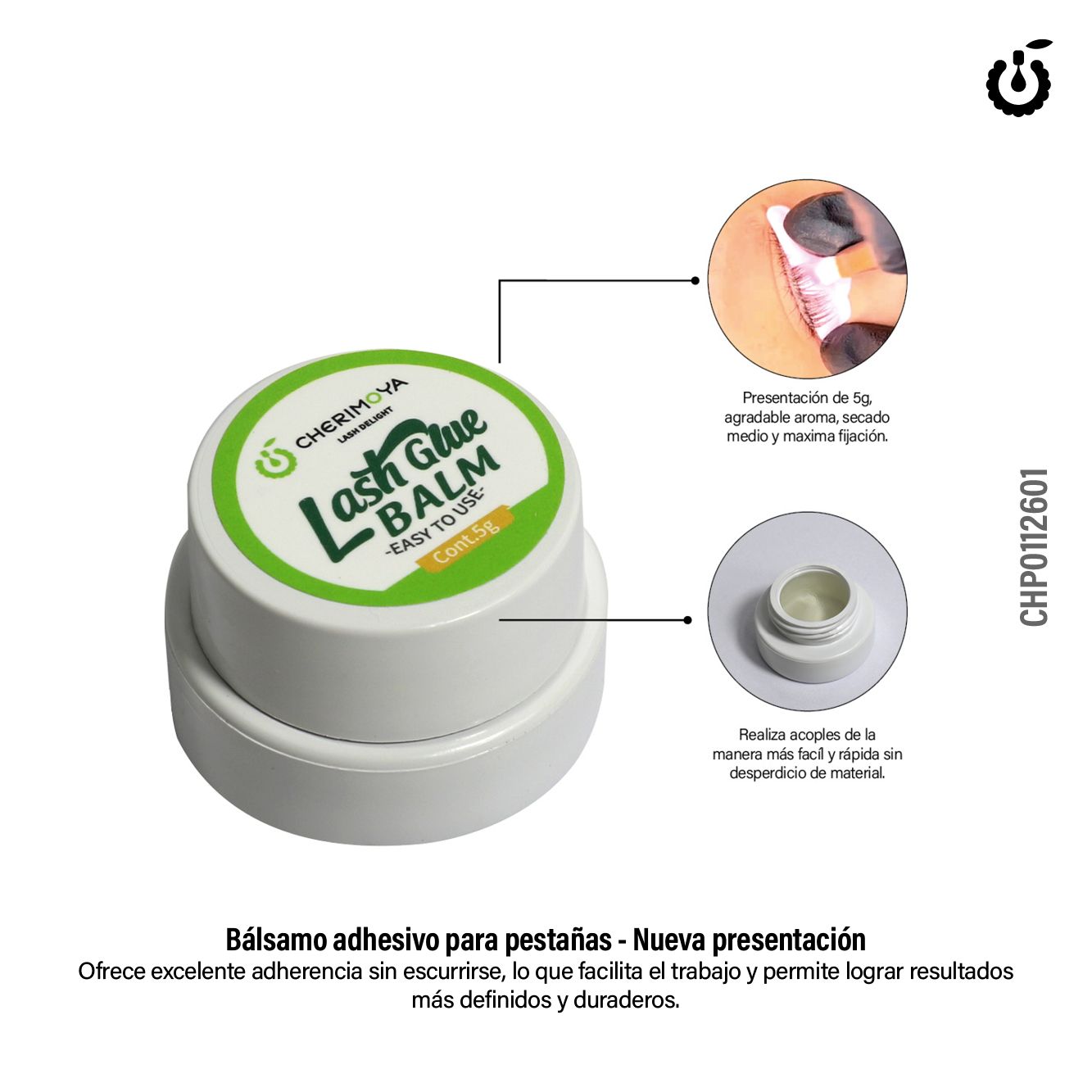 BÁLSAMO ADHESIVO PARA LIFTING DE PESTAÑAS - CHERIMOYA