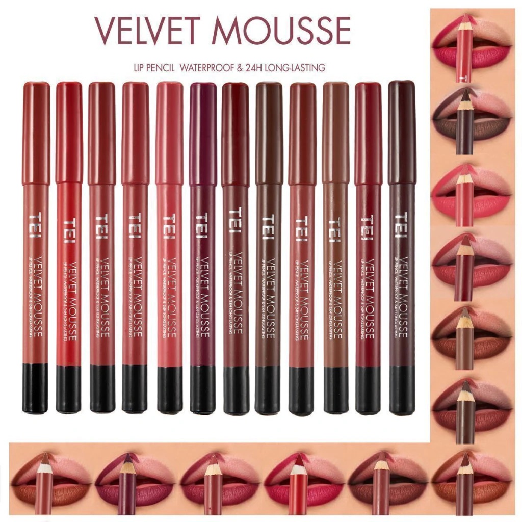 LAPIZ  DELINEADOR DE LABIO TEI Pack x12u
