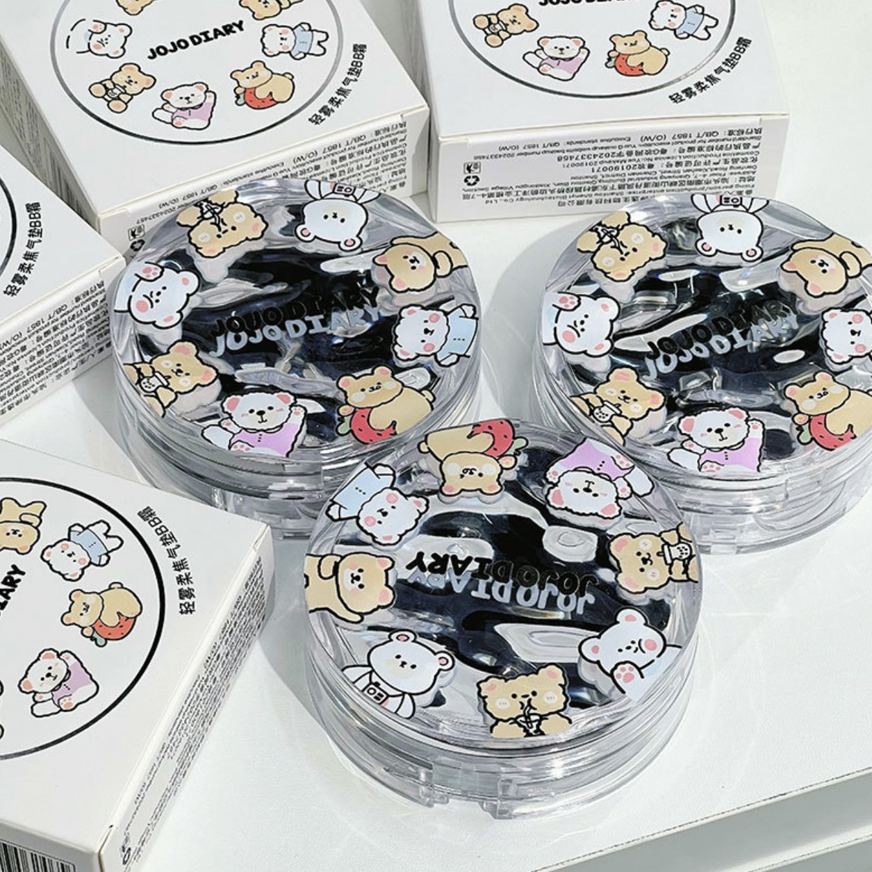 BASE CUSHION CON ESPONJA JOJO DIARY OSITO