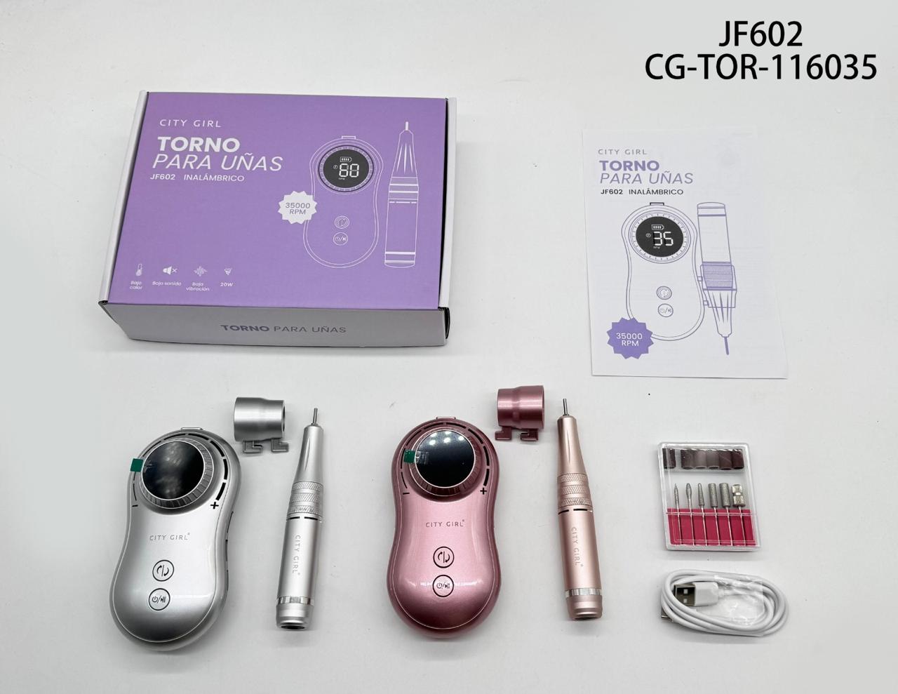 Torno Para Unas Inalambrico 20w- City Girl