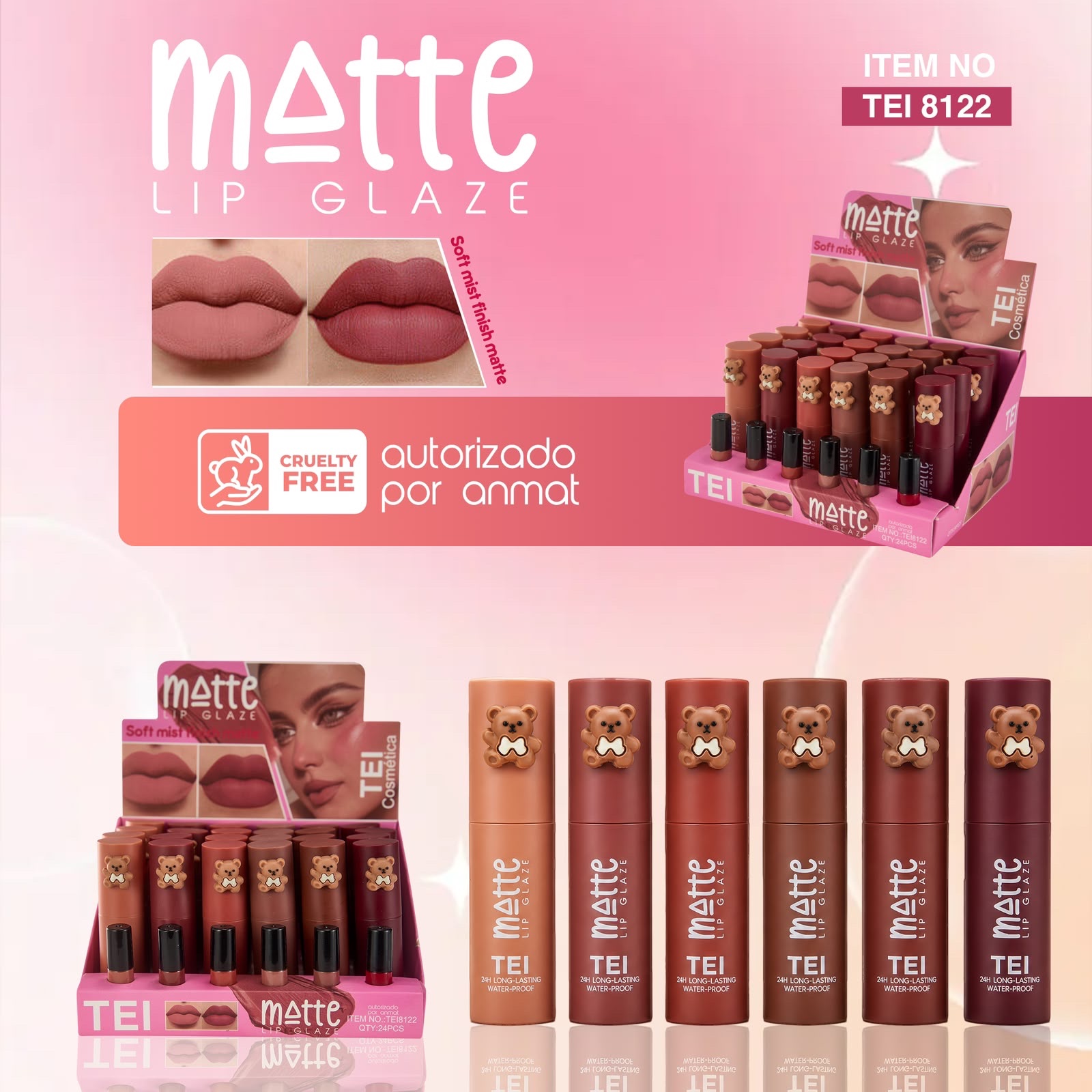 LABIAL LIQUIDO MATTE OSITO TEI