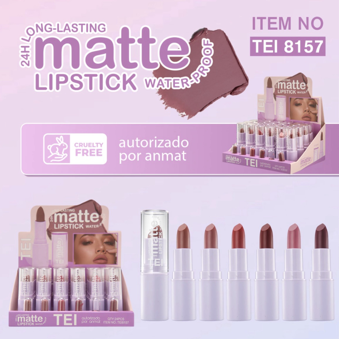 LANIAL EN BARRA MATTE WATERPROOF Tei