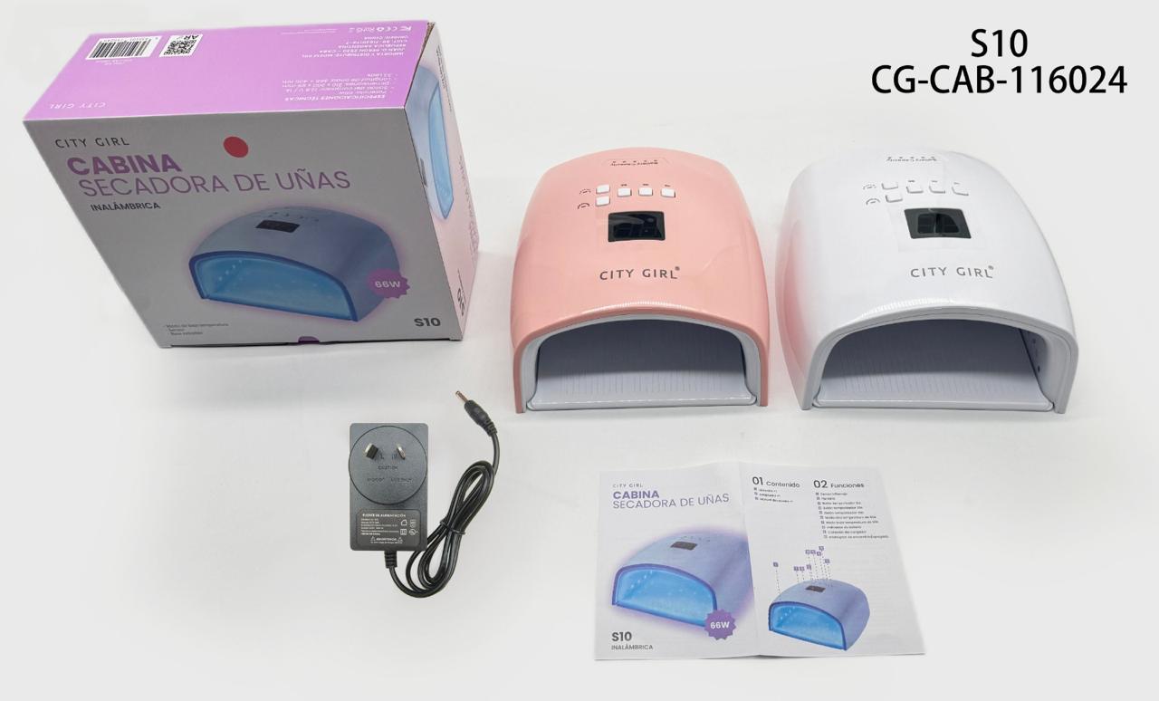 Cabina Para Unas Inalambrica 66w- City Girl