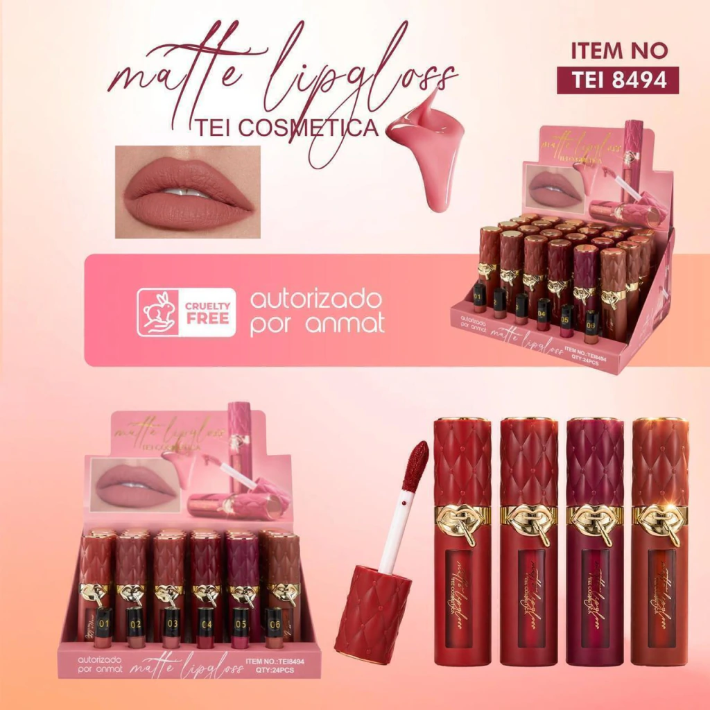 LABIAL LIPGLOSS MATTE *6PCS