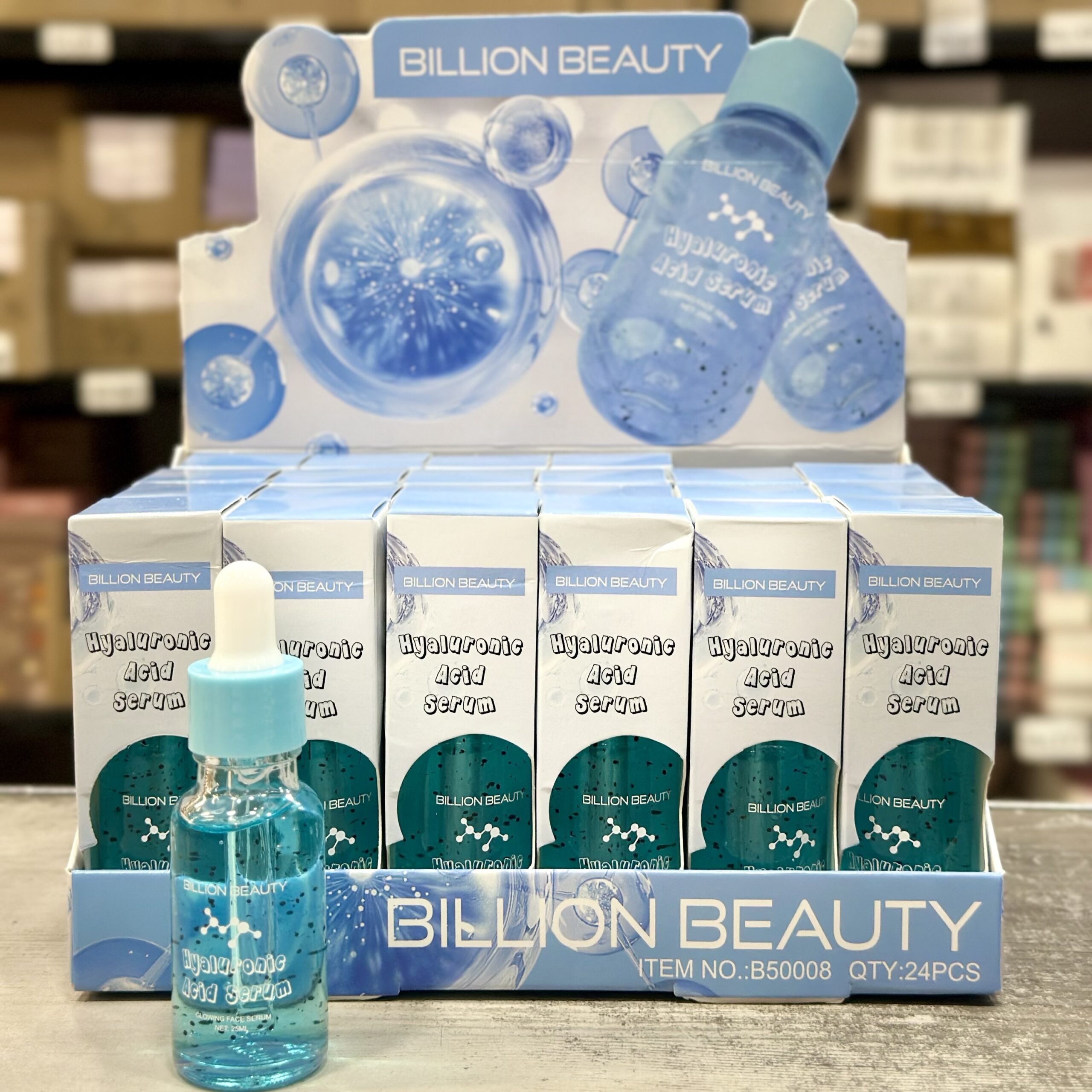 Serum Facial Con Acido Hialuronico- Billion Beauty
