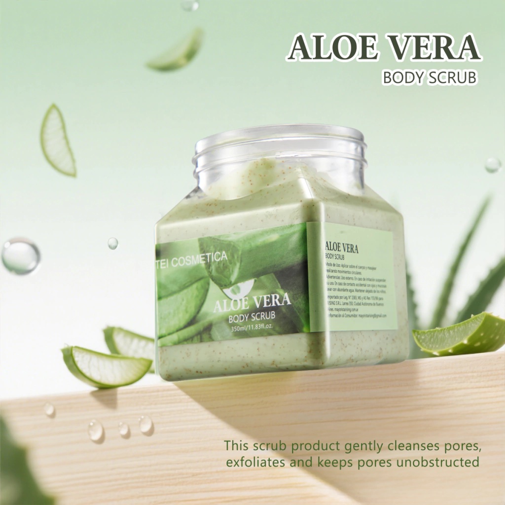 Exfoliante Para Cuerpo De Aloe Vera- Tei