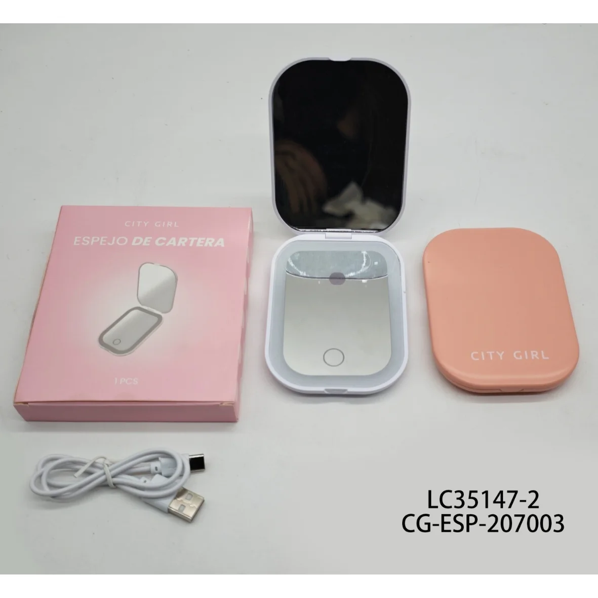 ESPEJO PARA CARTERA CON LUZ LED
