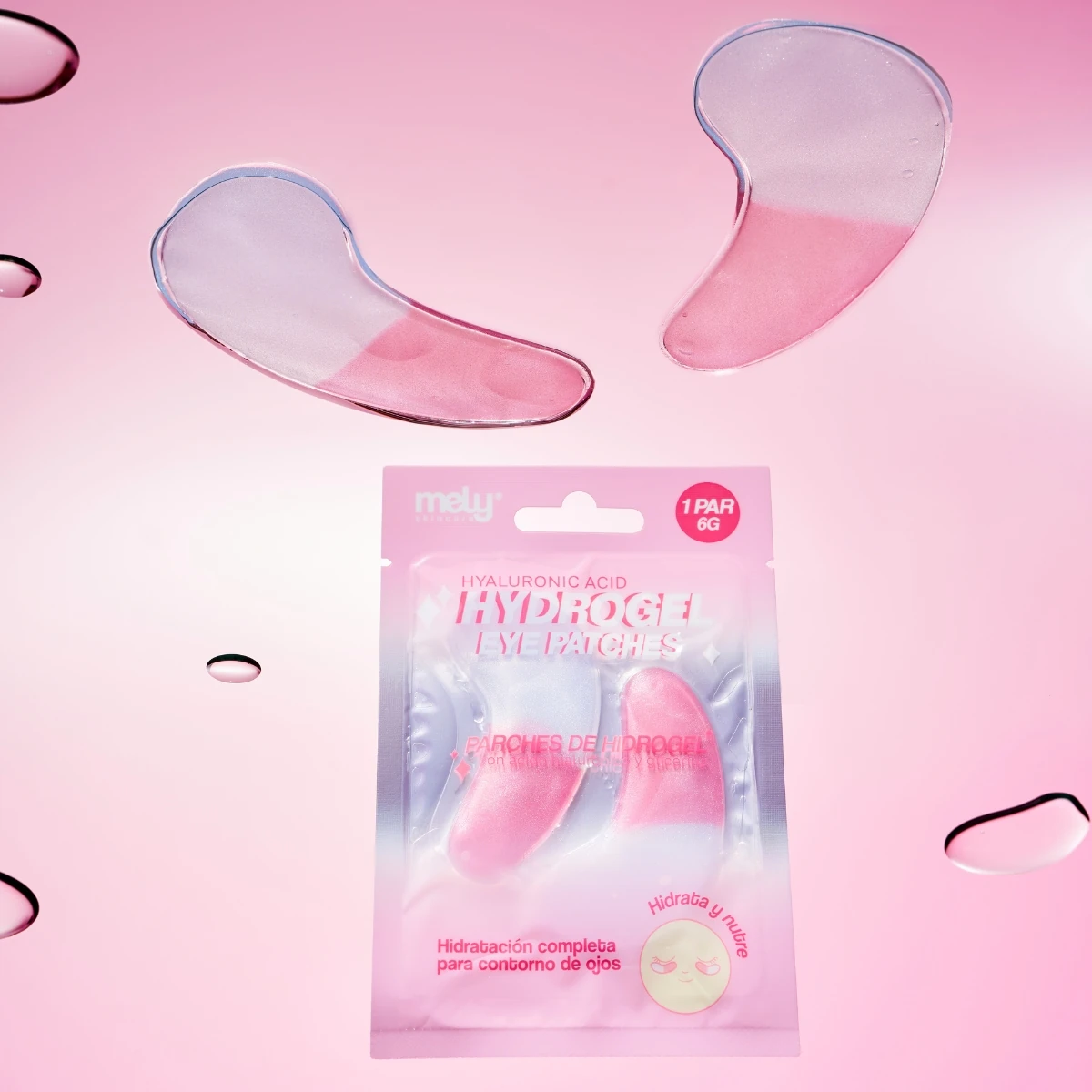 PARCHES DE HIDROGEL CON ÁCIDO HIALURÓNICO PARA OJOS MELY
