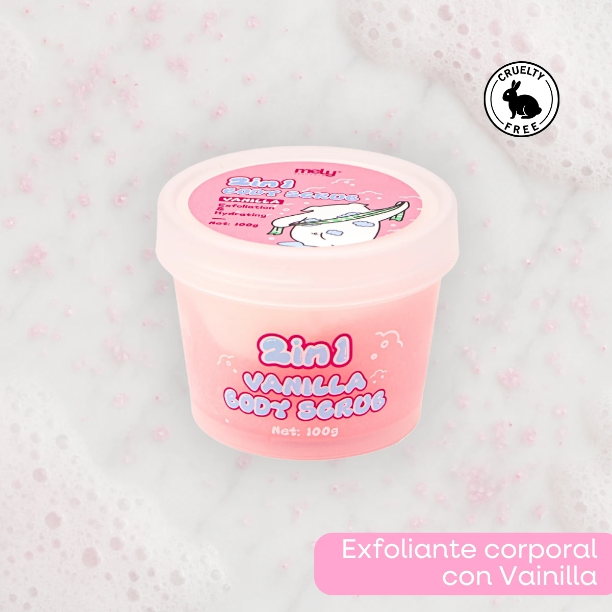 EXFOLIANTE CORPORAL CON EXTRACTO DE VAINILLA