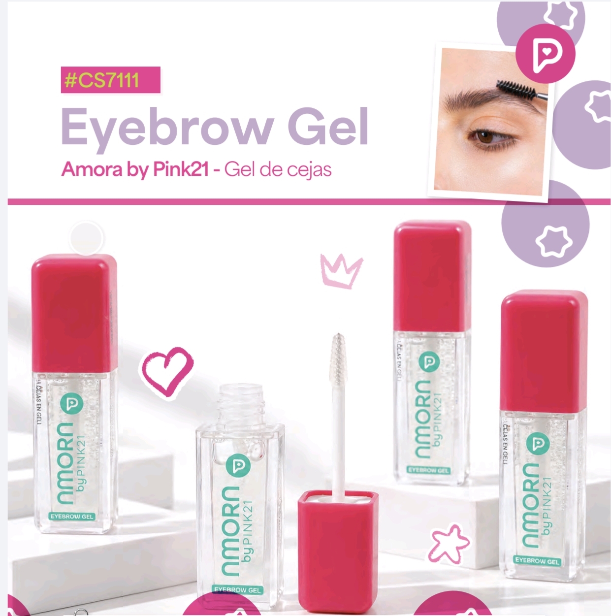 GEL DE CEJA PINK 21