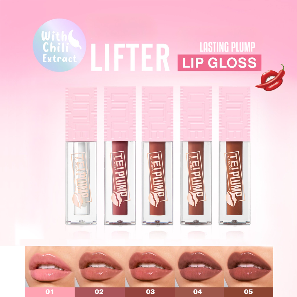 LIP GLOSS PLUMP*5PCS