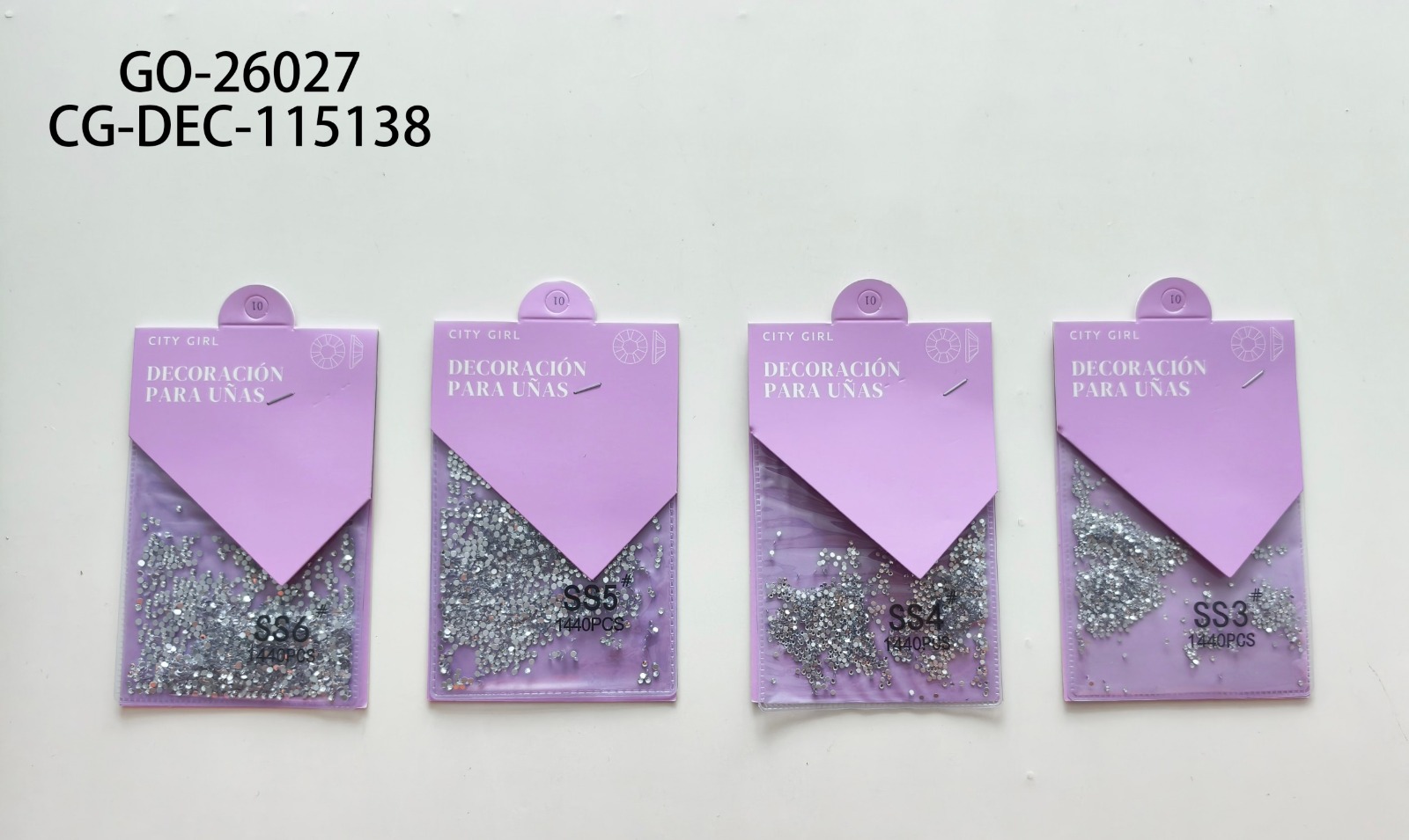 STRASS PARA UÑAS PLATEADO