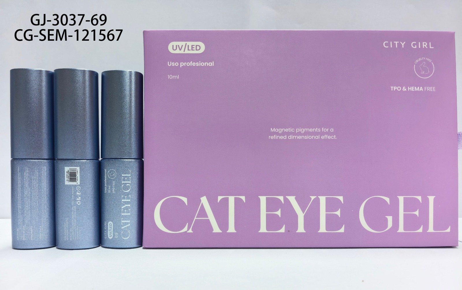 ESMALTE CAT EYE GEL UV/LED CITY GIRL – 10ML