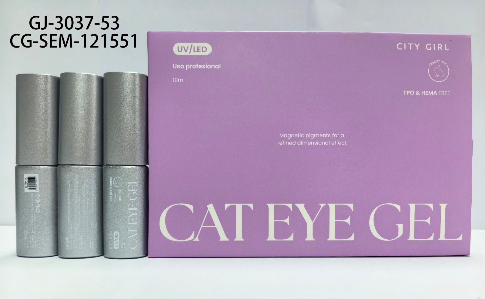 ESMALTE CAT EYE GEL UV/LED CITY GIRL – 10ML