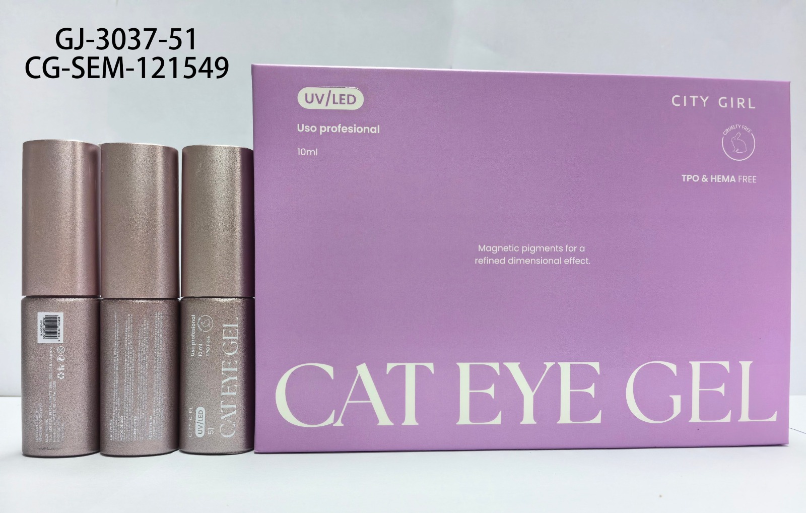 ESMALTE CAT EYE GEL UV/LED CITY GIRL – 10ML