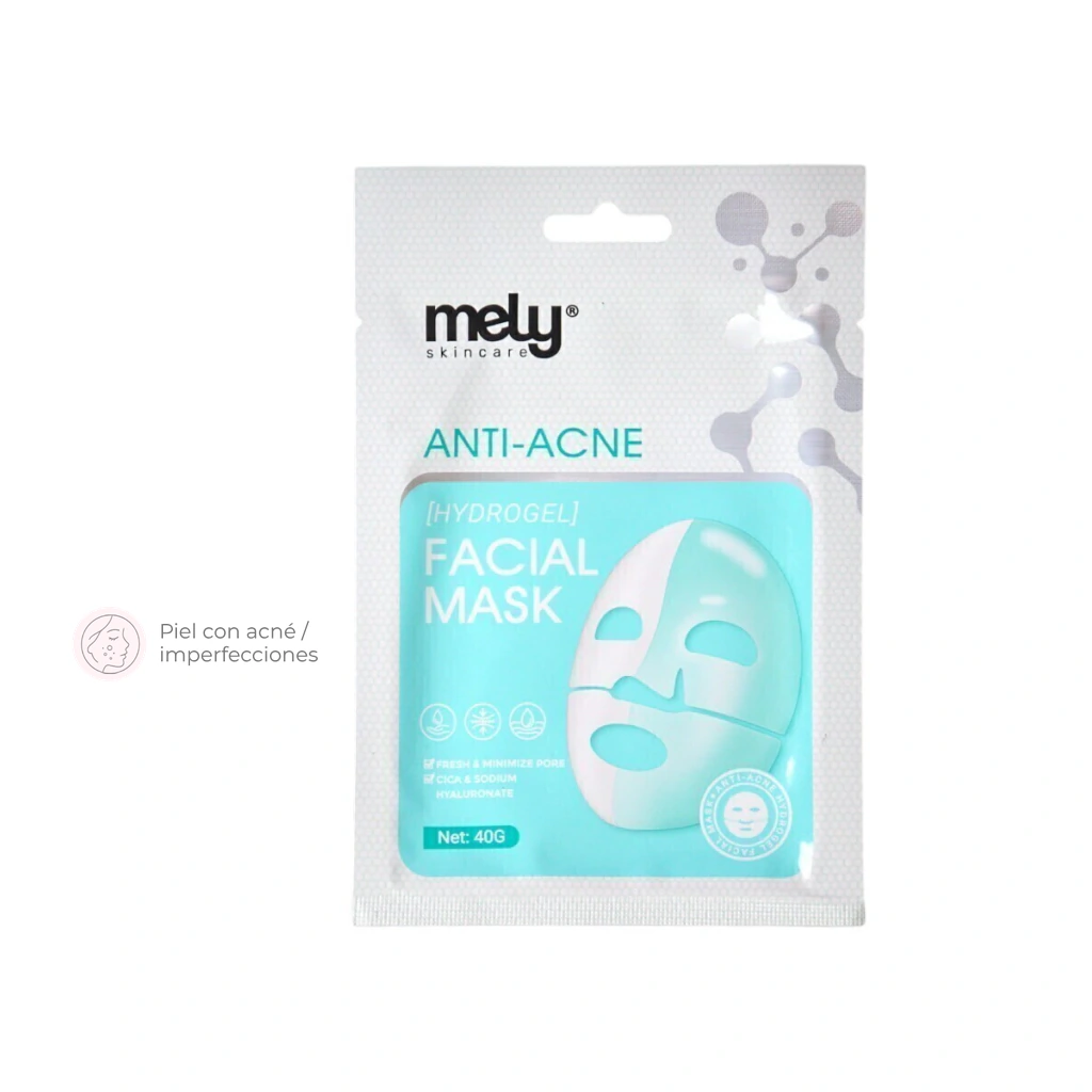 Mascarilla Facial De Hidrogel Anti Acne- Mely