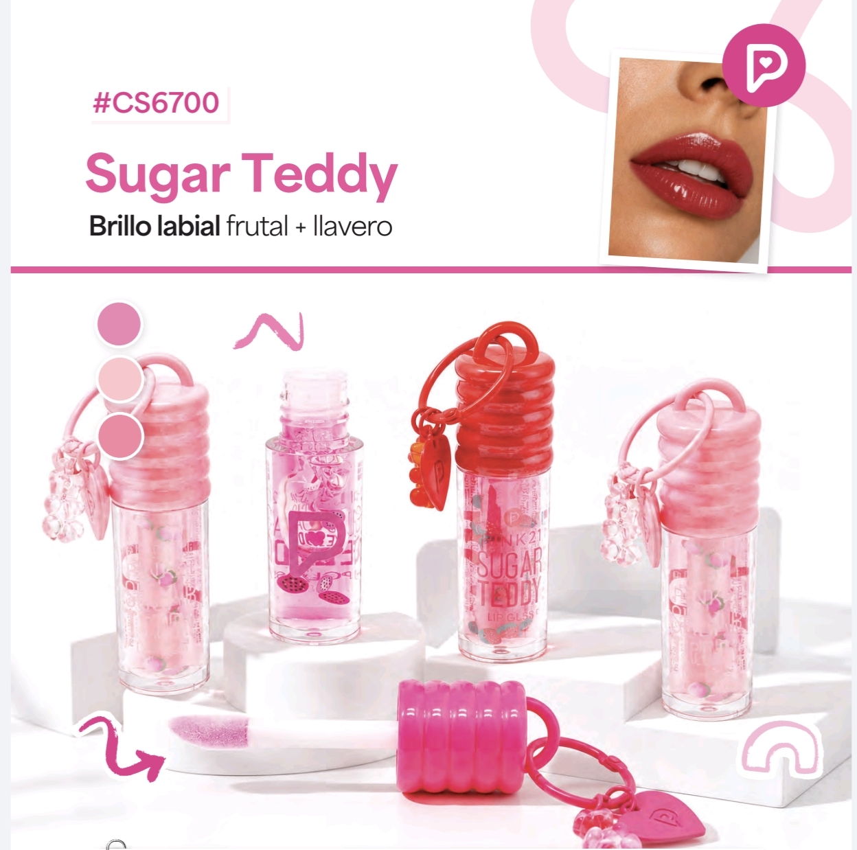 LIP GLOSS PINK 21