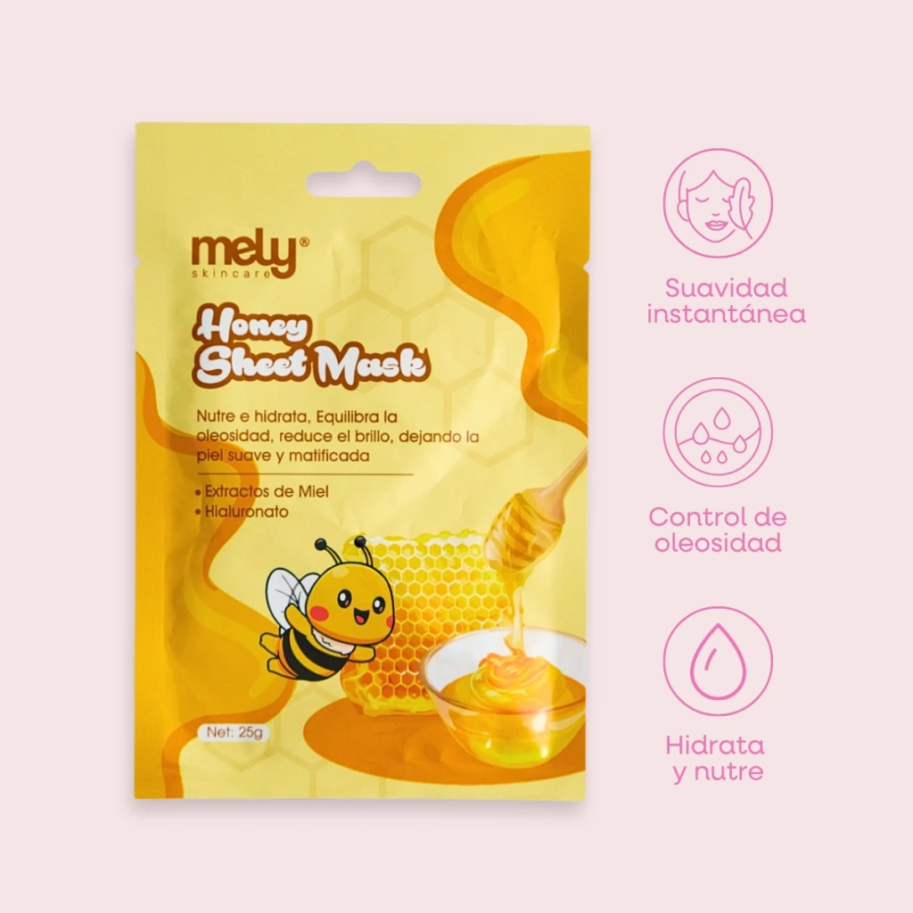 Mascarilla Facial Con Extracto De Miel- Mely