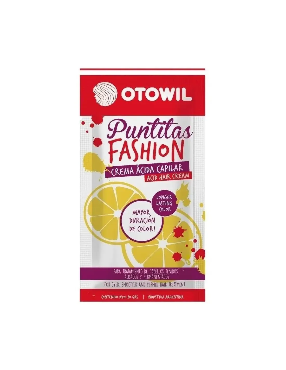Crema Acida Capilar 25g- Otowil
