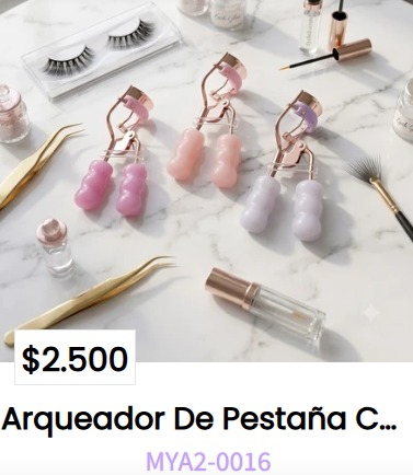 Arqueador De Pestanas Con Mango Redondos- Mely
