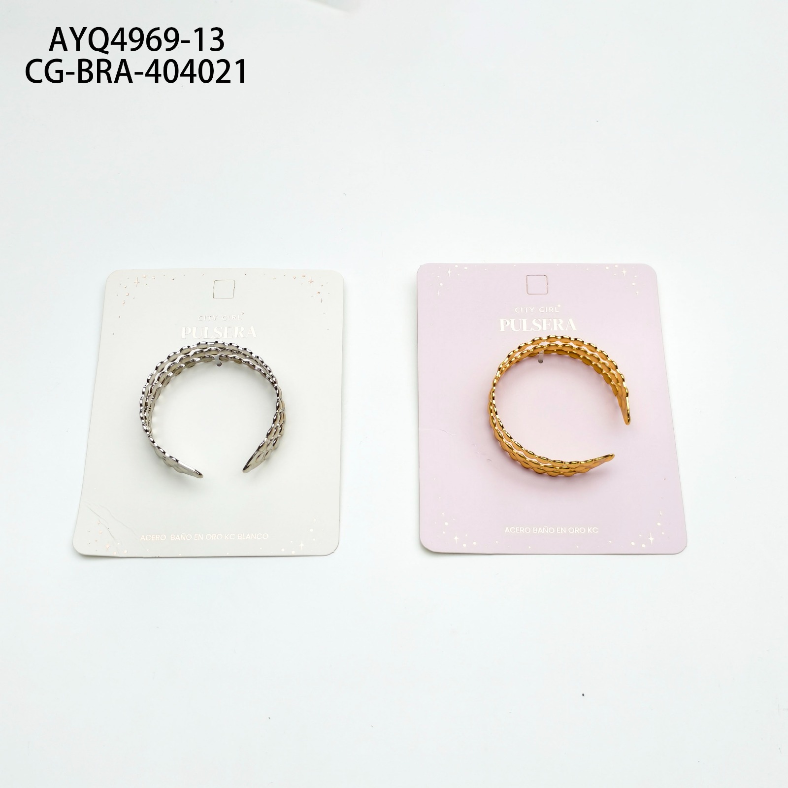 Pulsera Acero Banado En Oro KC- City Girl