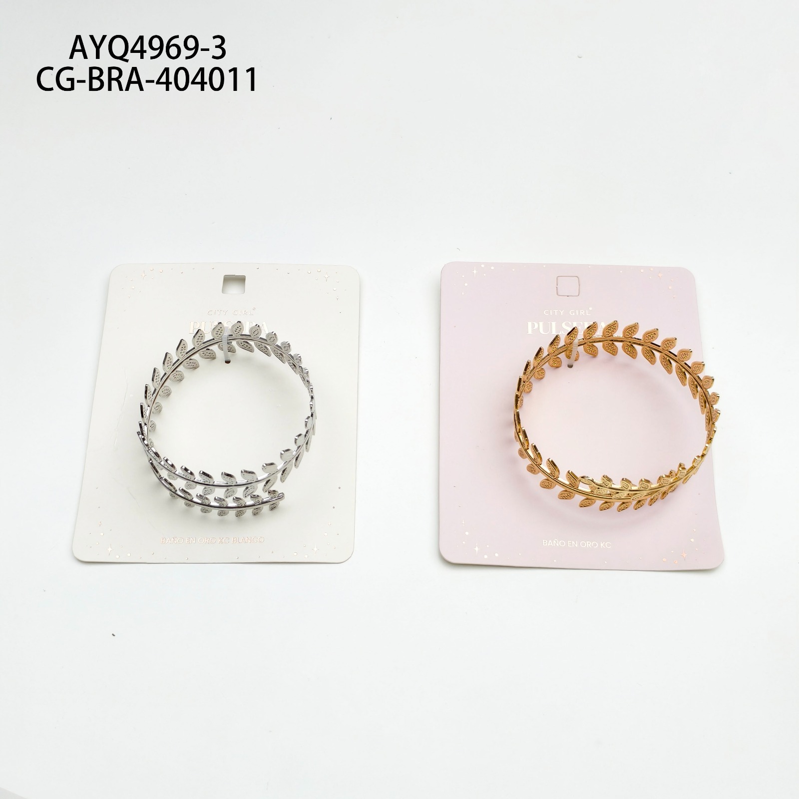 Pulsera Fantasia Banado En Oro KC- City Girl