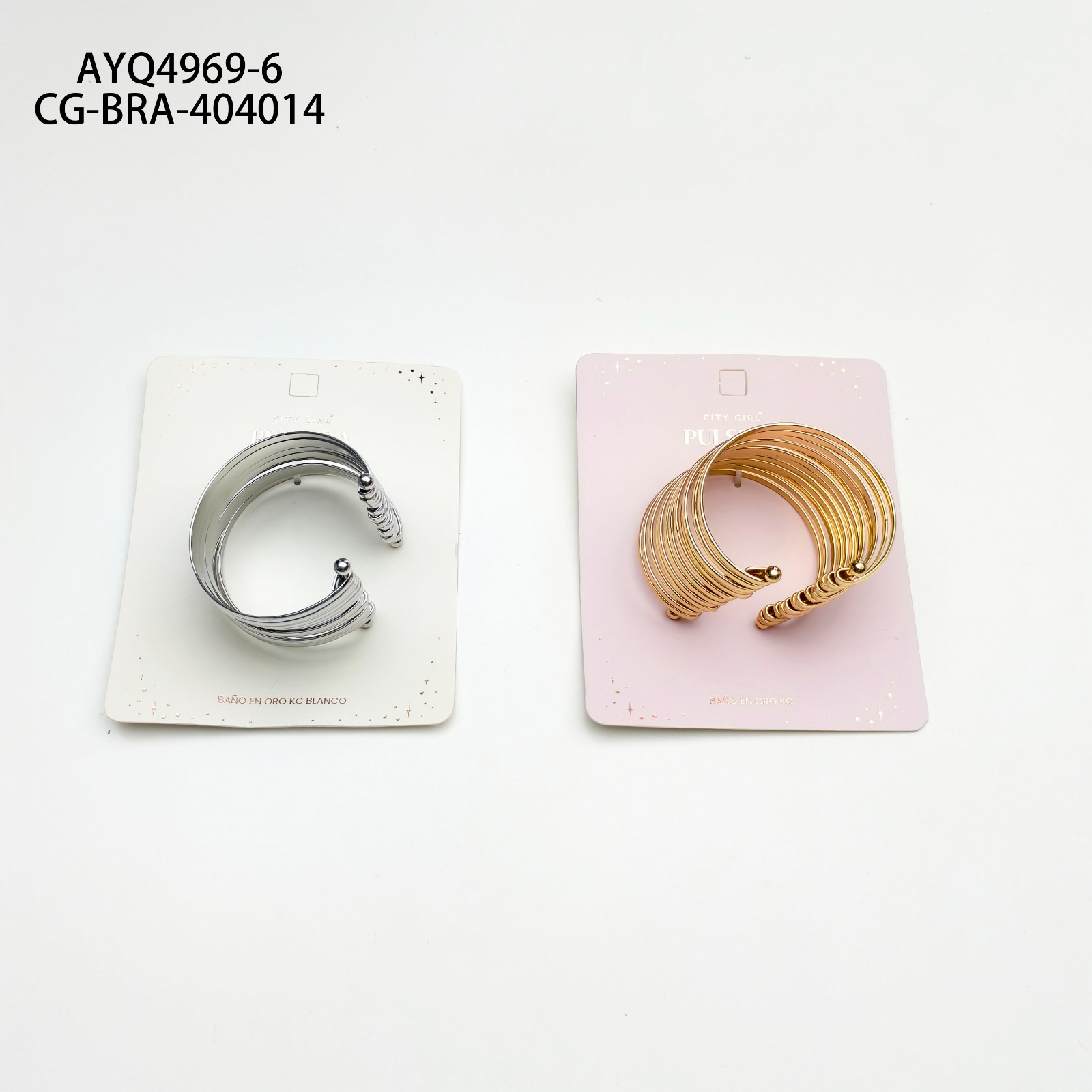 Pulsera Fantasia Banado En Oro KC- City Girl