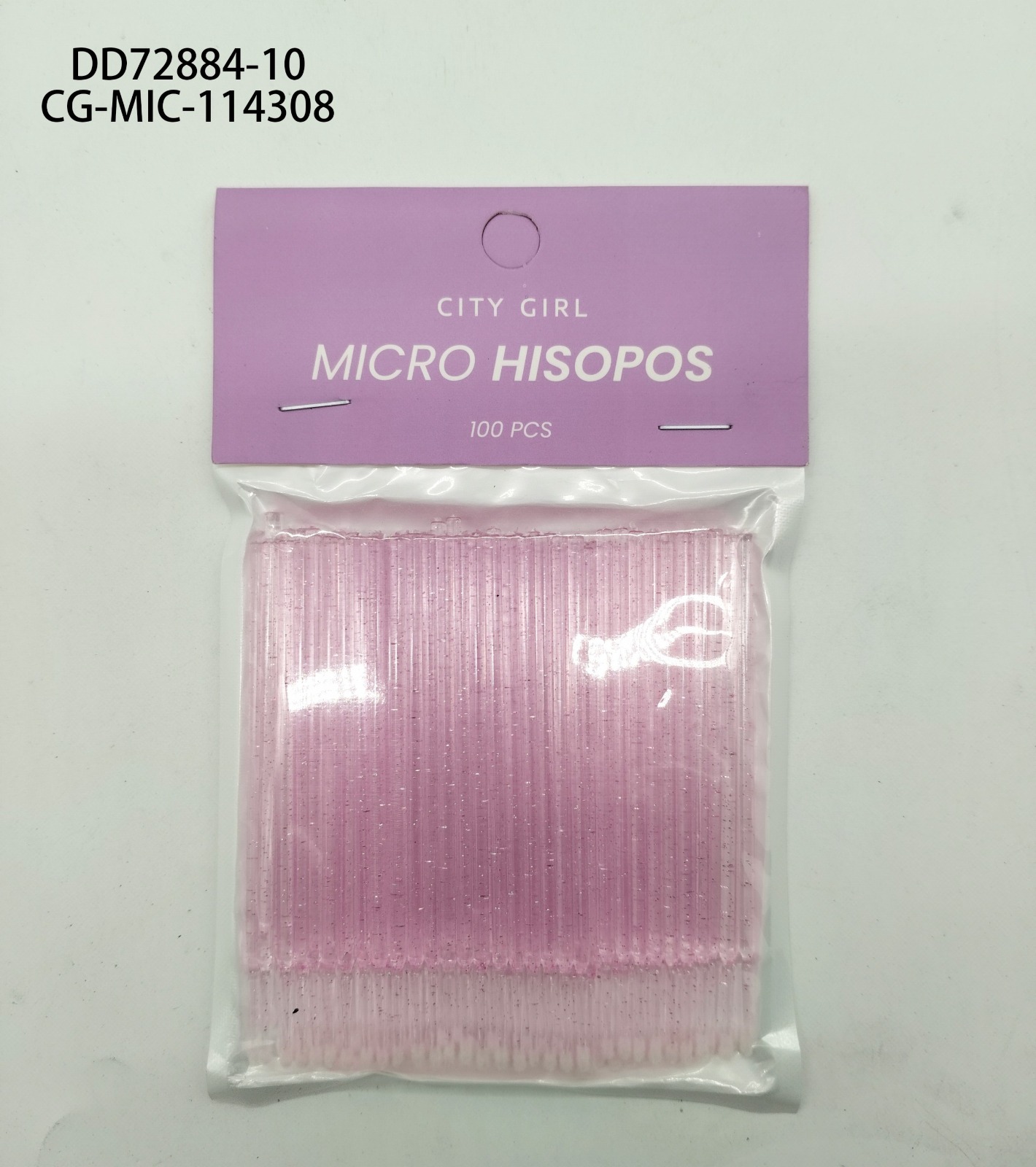 Micro Hisopos Transparentes x100pcs- City Girl