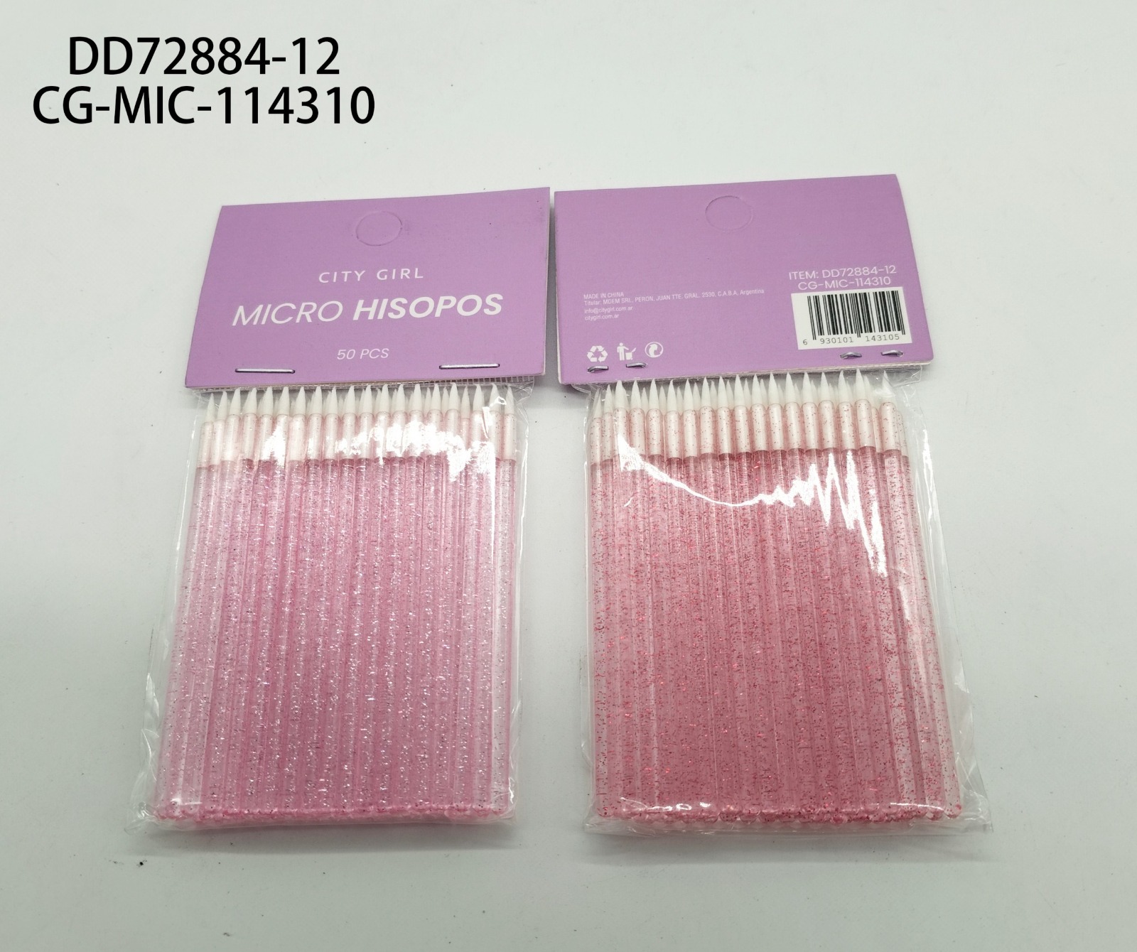 Micro Hisopos x50pcs- City Girl