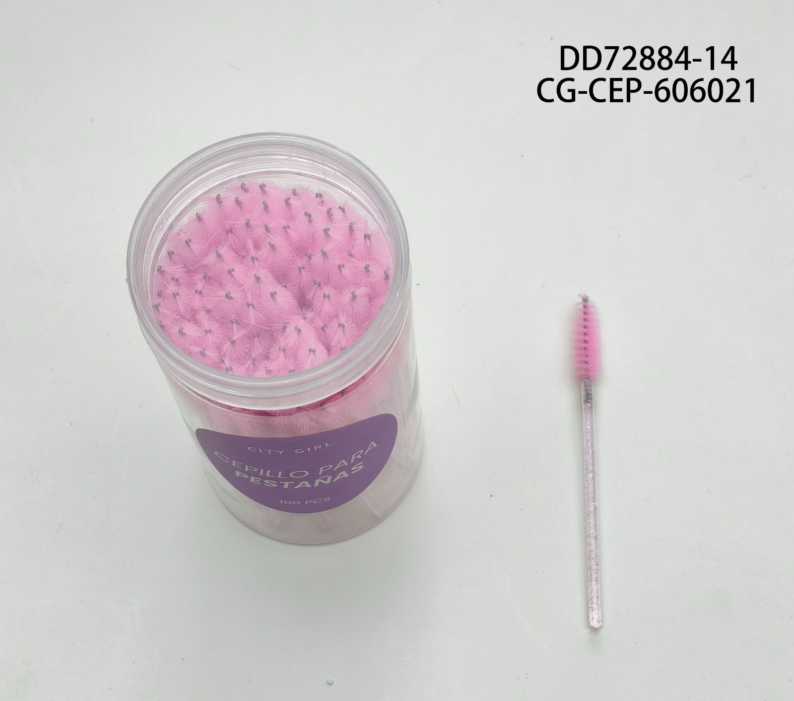 Cepillo Para Pestanas x100pcs- City Girl