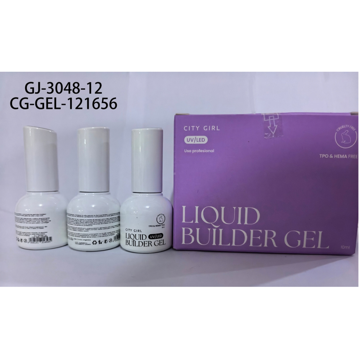GEL DE CONSTRUCCION LIQUIDO UV/LED CITY GIRL – 10ML
