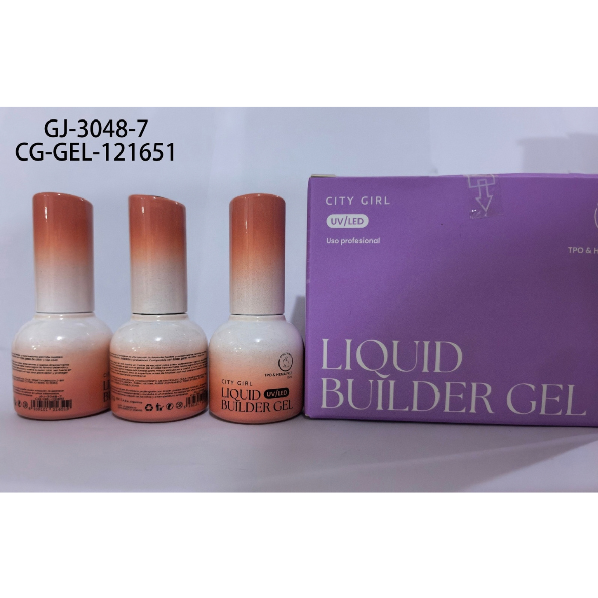 GEL DE CONSTRUCCION LIQUIDO UV/LED CITY GIRL – 10ML