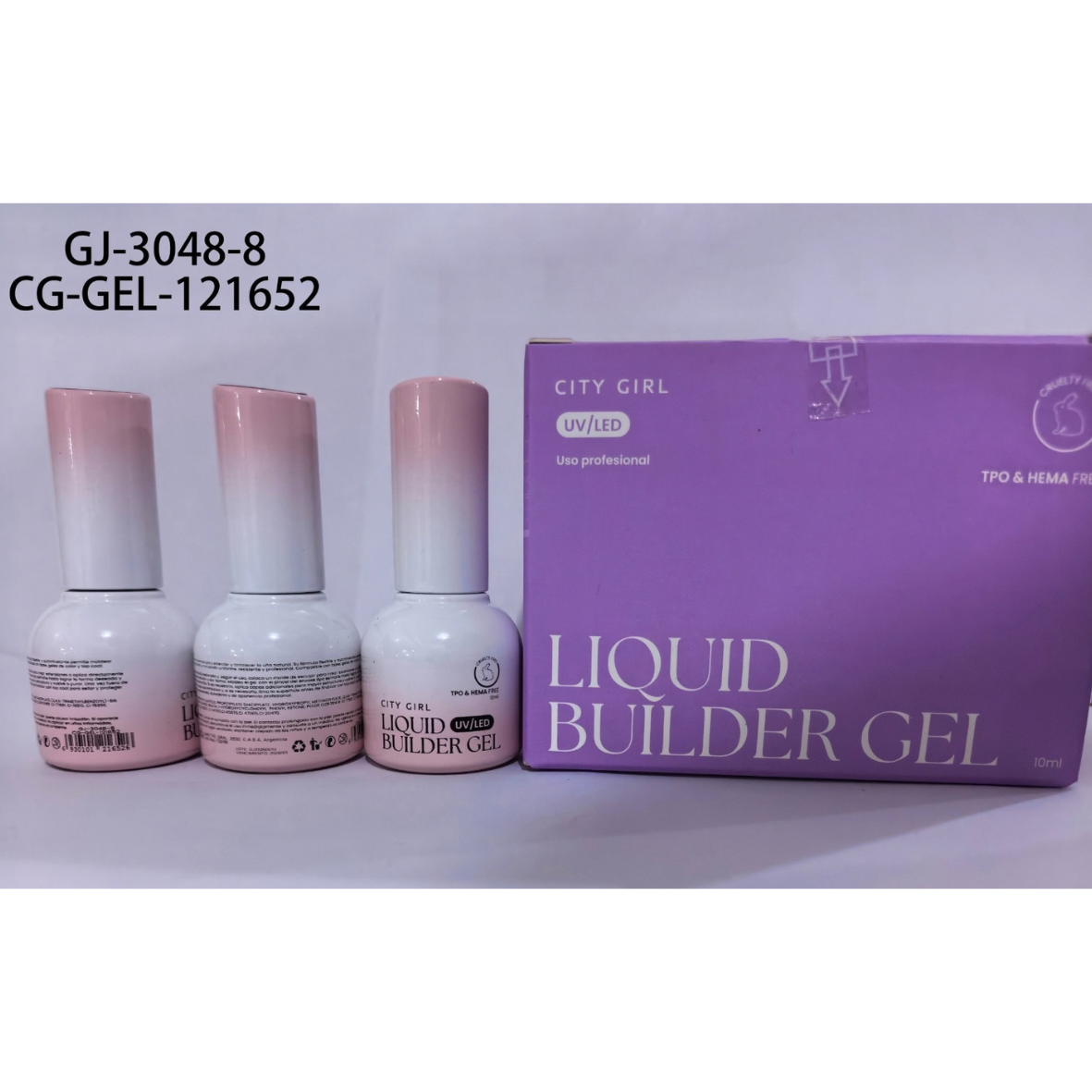 GEL DE CONSTRUCCION LIQUIDO UV/LED CITY GIRL – 10ML