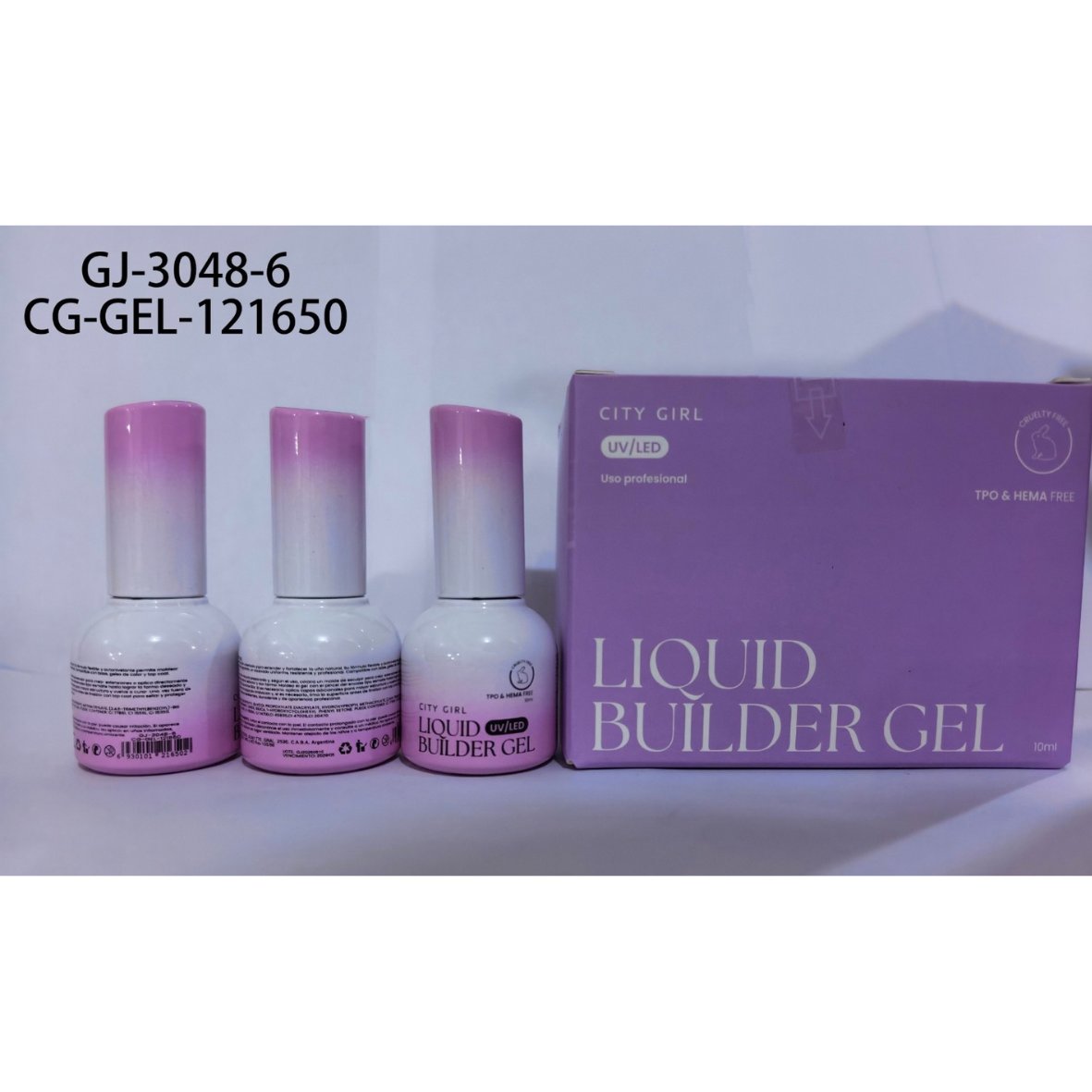 GEL DE CONSTRUCCION LIQUIDO UV/LED CITY GIRL – 10ML