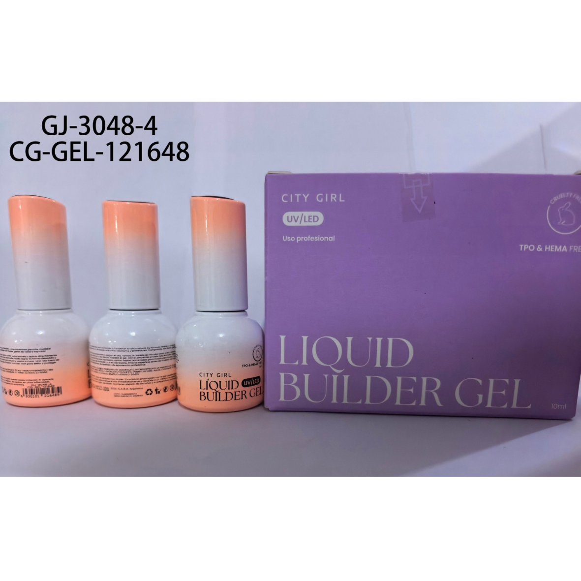 GEL DE CONSTRUCCION LIQUIDO UV/LED CITY GIRL – 10ML