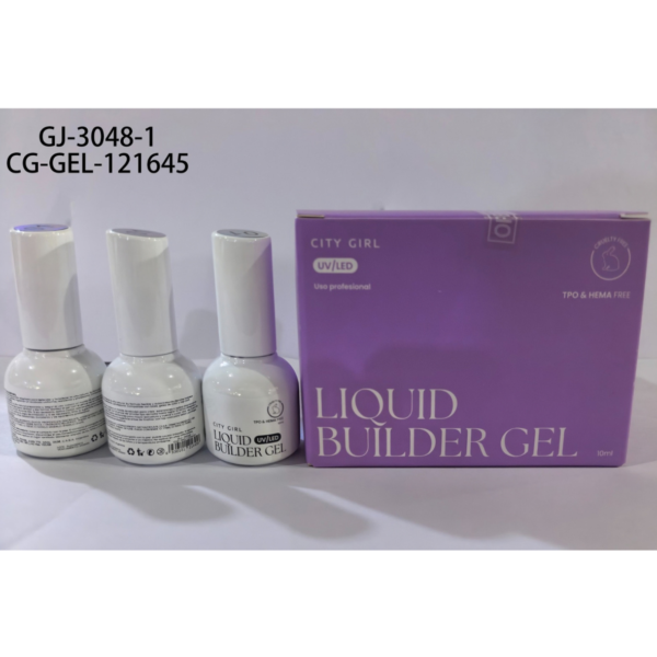 GEL DE CONSTRUCCION LIQUIDO UV/LED CITY GIRL – 10ML