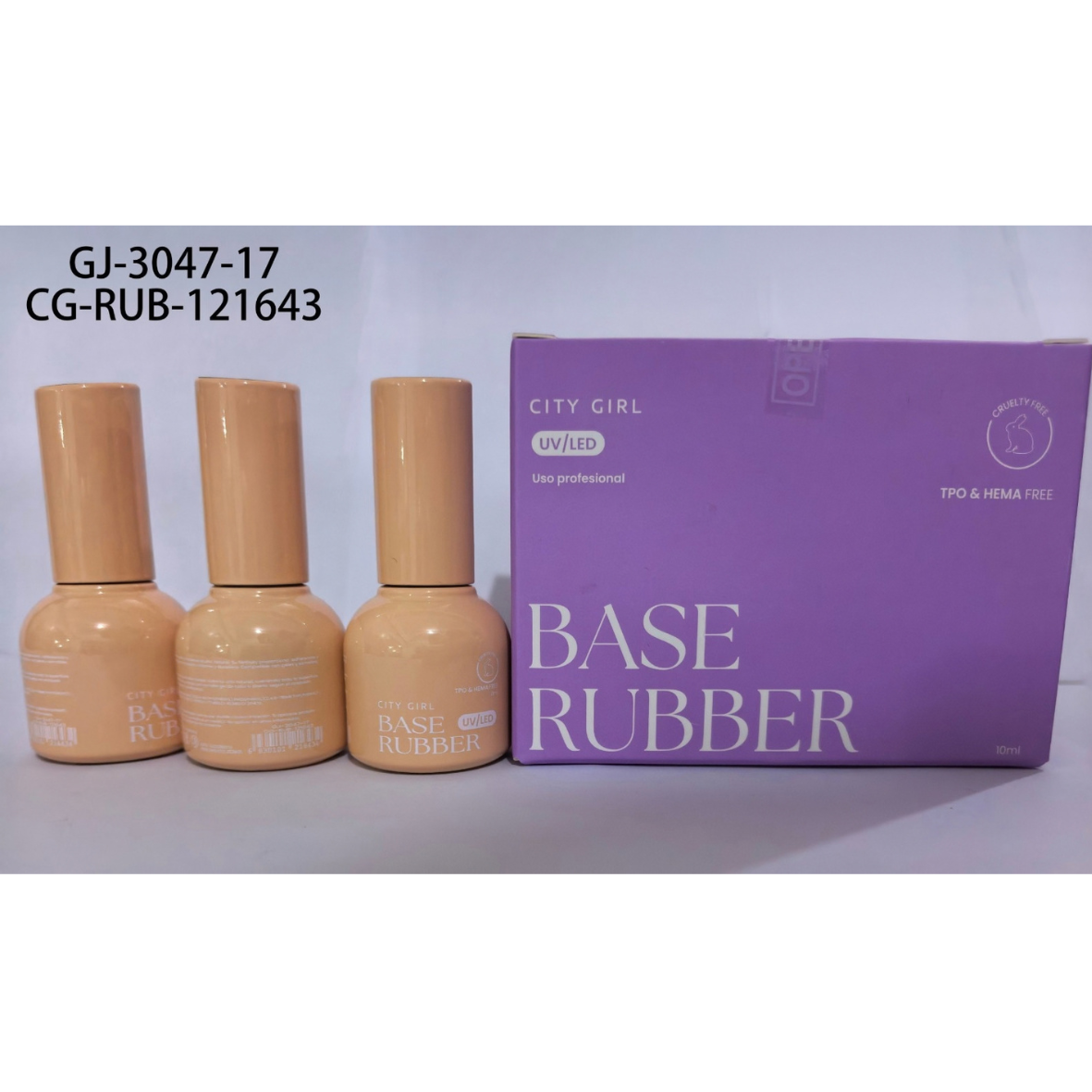 BASE RUBBER UV/LED CITY GIRL – 10ML