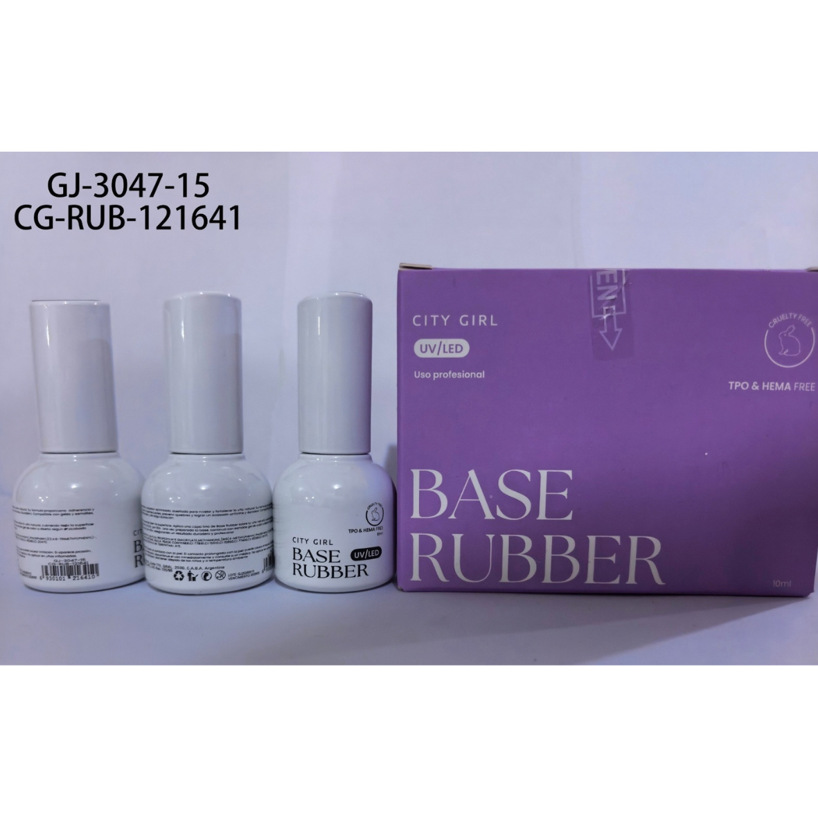 BASE RUBBER UV/LED CITY GIRL – 10ML
